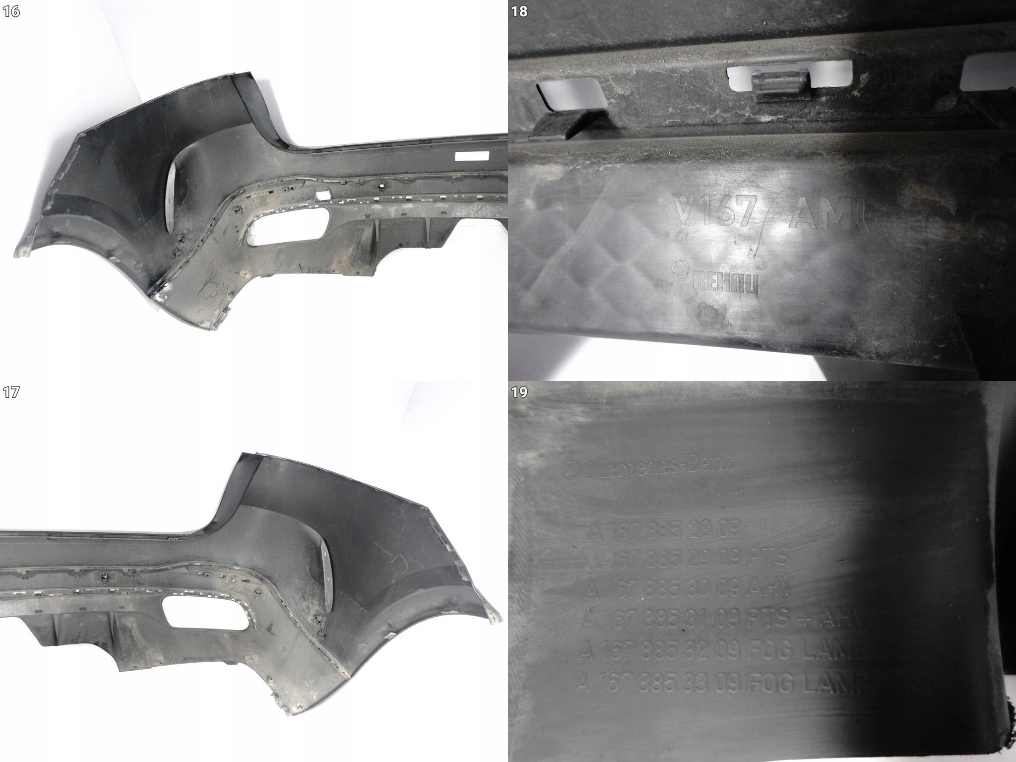 MERCEDES GLE V167 W167 63 AMG 19- ZDERZAK SPOILER DYFUZOR TYŁ *6xPDC* MERCEDES GLE V167 W167 63 AMG 19- ZDERZAK SPOILER DYFUZOR TYŁ *6xPDC* - obrazek 11