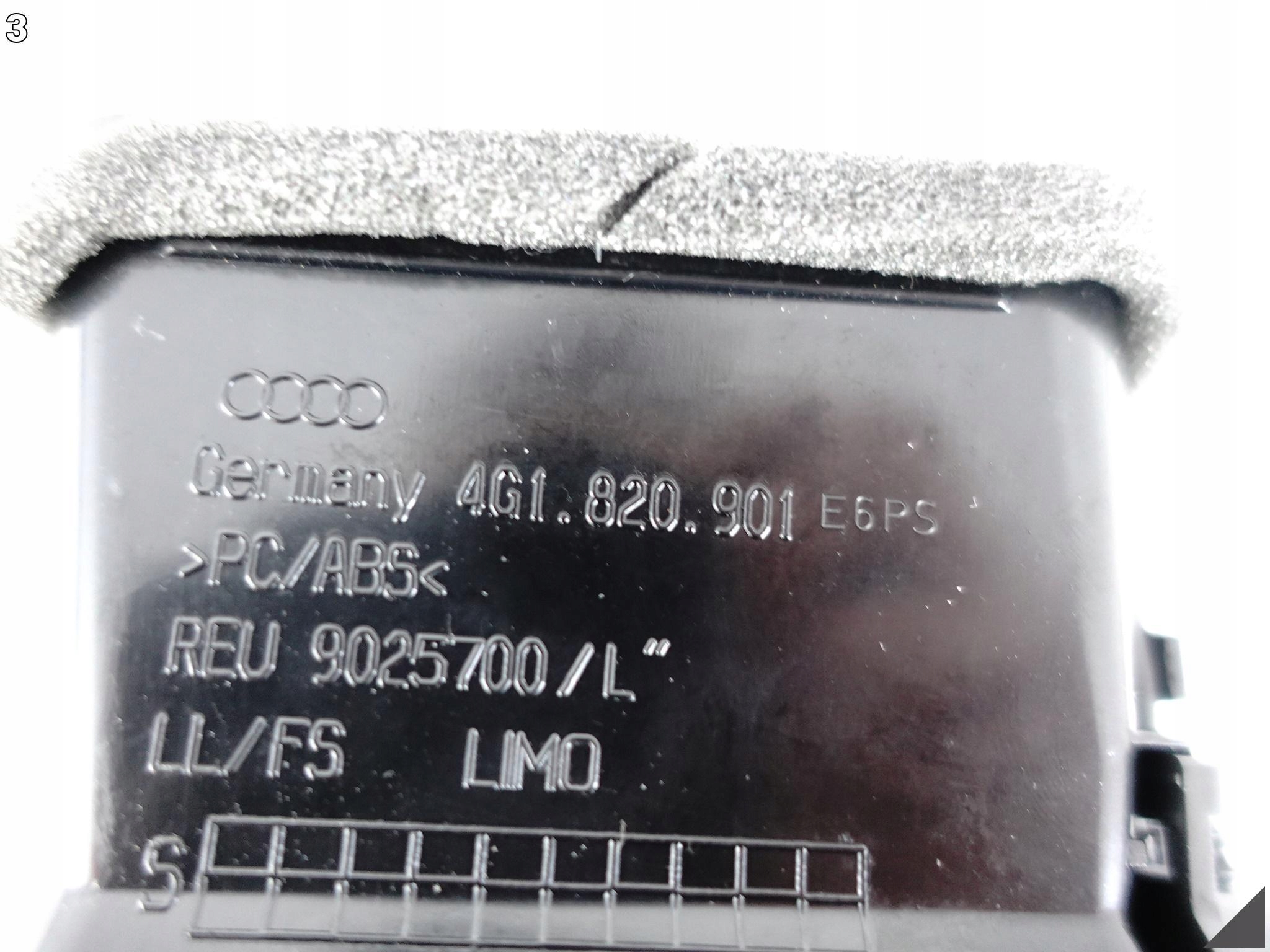 AUDI A6 S6 4G1 A7 S7 4G8 C7 14-18 KRATKA NAWIEWU LEWA CHROM KOKPIT DEKOR AUDI A6 S6 4G1 A7 S7 4G8 C7 14-18 KRATKA NAWIEWU LEWA CHROM KOKPIT DEKOR - obrazek 4