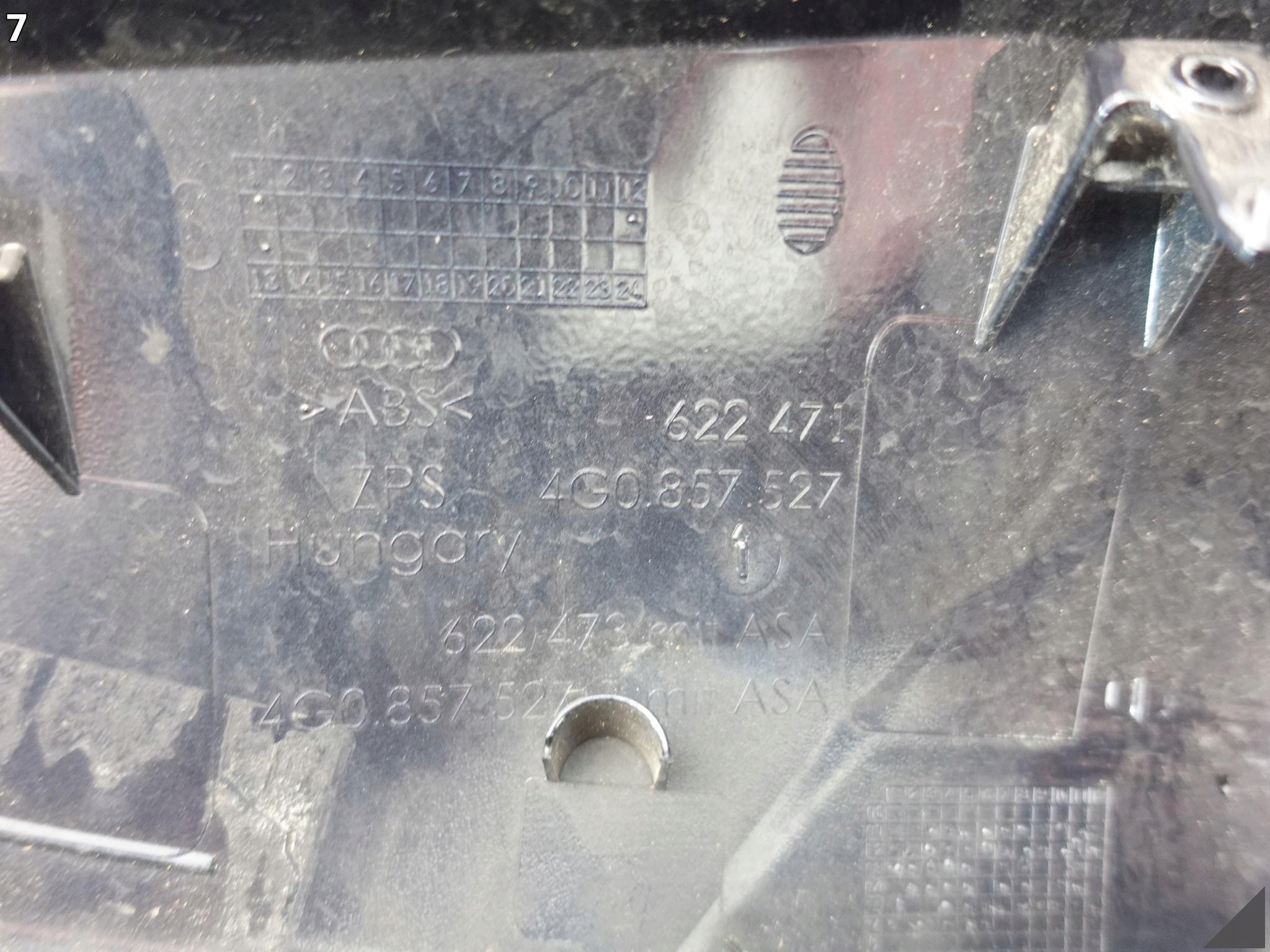 AUDI A6 S6 C7 4G0 11-18 (PRZED/PO LIFT) LUSTERKO OBUDOWA LEWA 4G0857527 AUDI A6 S6 C7 4G0 11-18 (PRZED/PO LIFT) LUSTERKO OBUDOWA LEWA 4G0857527 - obrazek 8