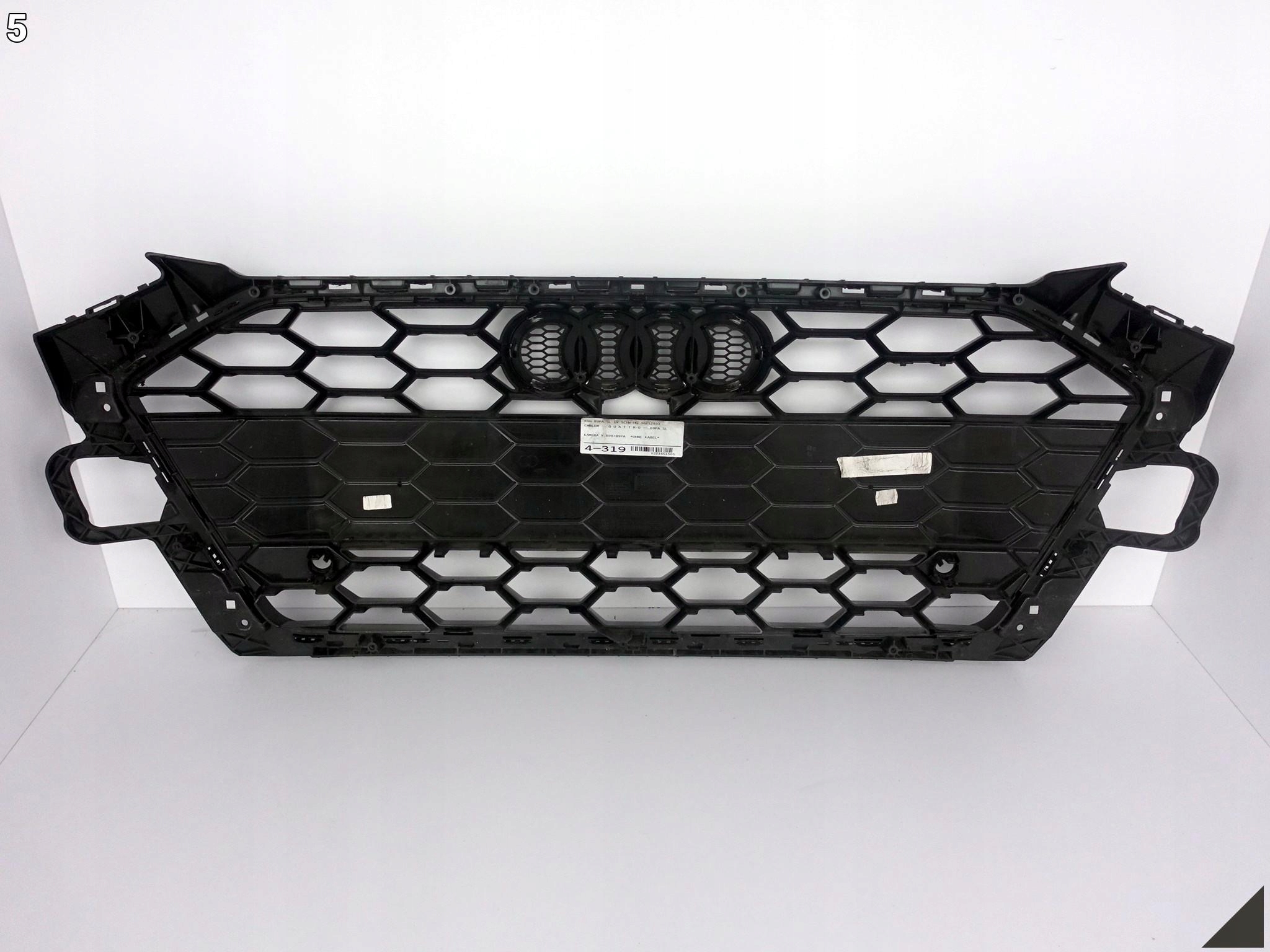AUDI A4 B9 8W0 LIFT 19- S-LINE SPORT ZDERZAK GRILL ATRAPA ŁADNY CZARNY AUDI A4 B9 8W0 LIFT 19- S-LINE SPORT ZDERZAK GRILL ATRAPA ŁADNY CZARNY - obrazek 6