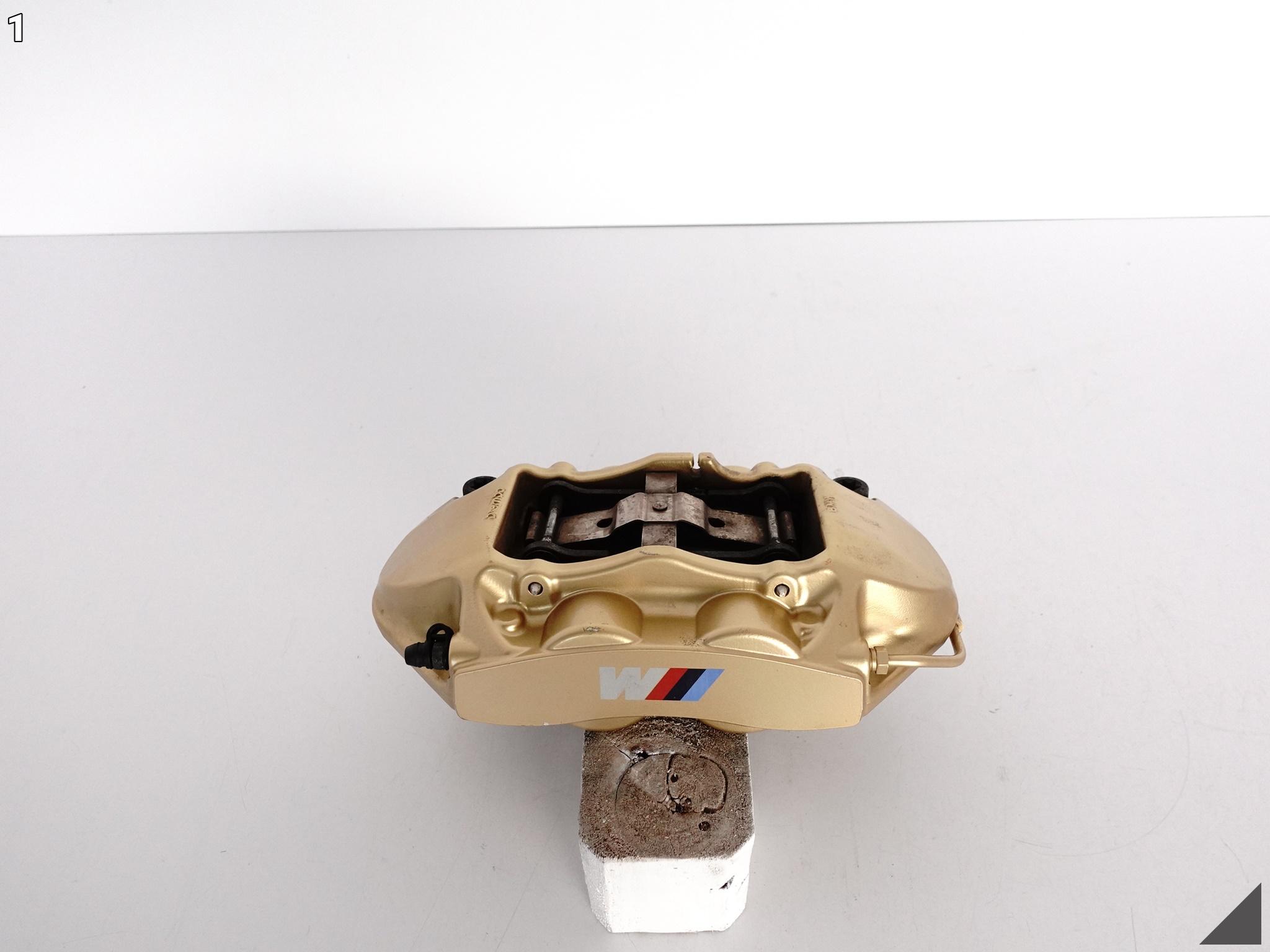 BMW M4 F82 F83 M3 F80 M-POWER GOLD CERAMIC ZACISK+KLOCKI PRAWY TYŁ 4000KM BMW M4 F82 F83 M3 F80 M-POWER GOLD CERAMIC ZACISK+KLOCKI PRAWY TYŁ 4000KM - obrazek 2