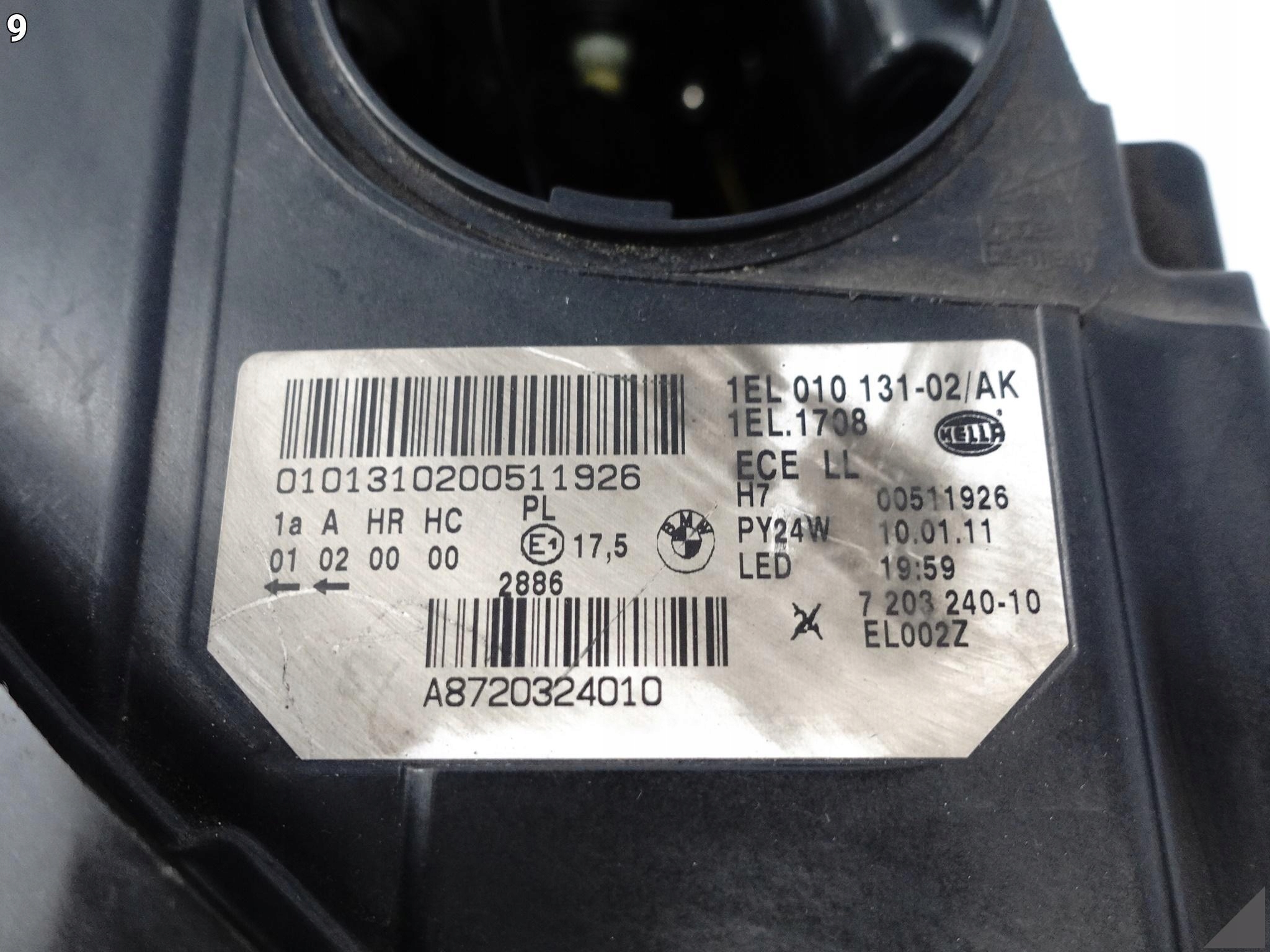 BMW 5 F10 F11 VFL 10-13 LAMPA ZWYKŁA HALOGEN LED + H7 PRAWA PRZÓD EUROPA BMW 5 F10 F11 VFL 10-13 LAMPA ZWYKŁA HALOGEN LED + H7 PRAWA PRZÓD EUROPA - obrazek 10