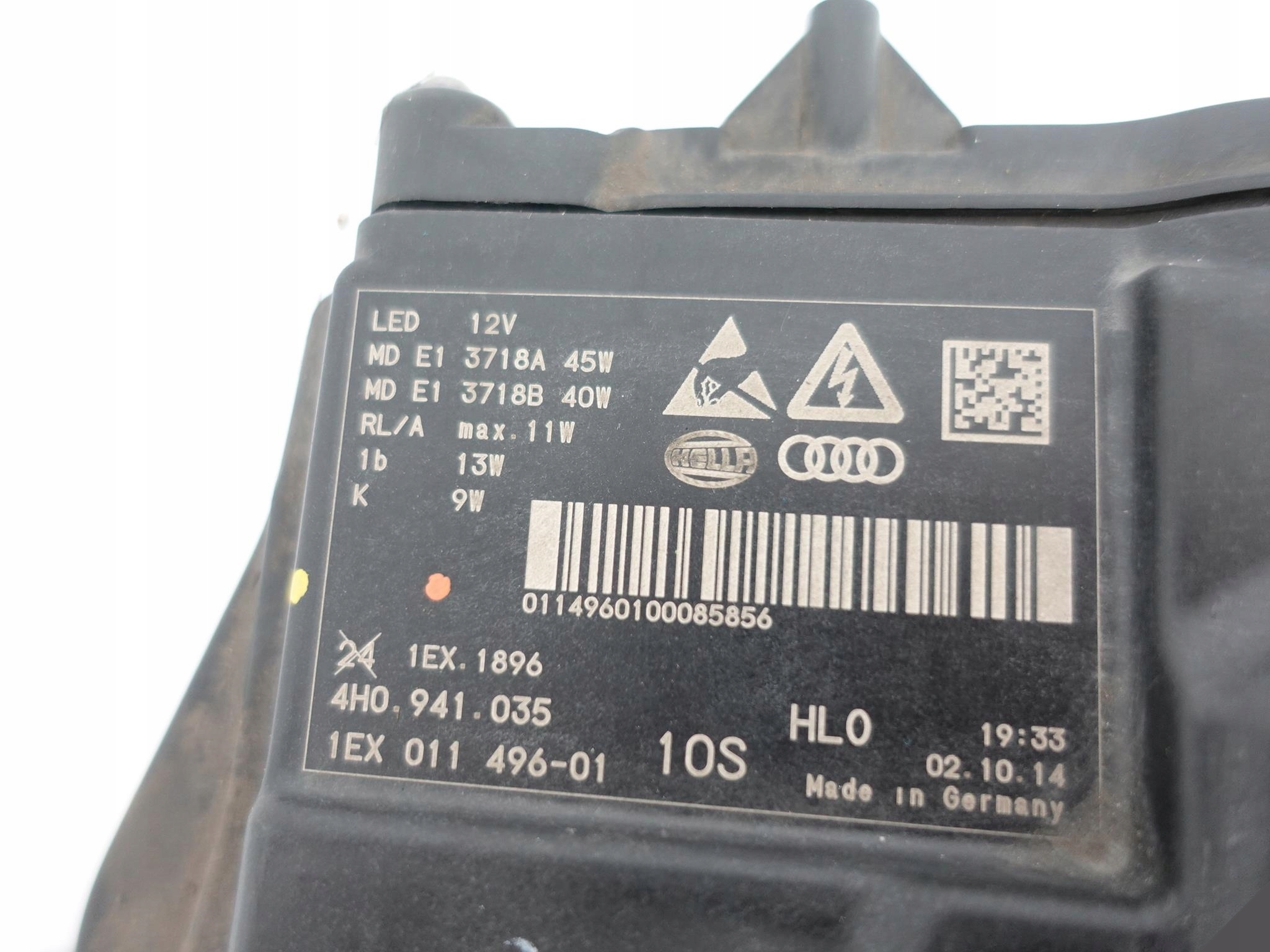 AUDI A8 S8 4H0 D4 LIFT 13-17 LAMPA MATRIX FULL LED AUDI A8 S8 4H0 D4 LIFT 13-17 LAMPA MATRIX FULL LED - obrazek 11