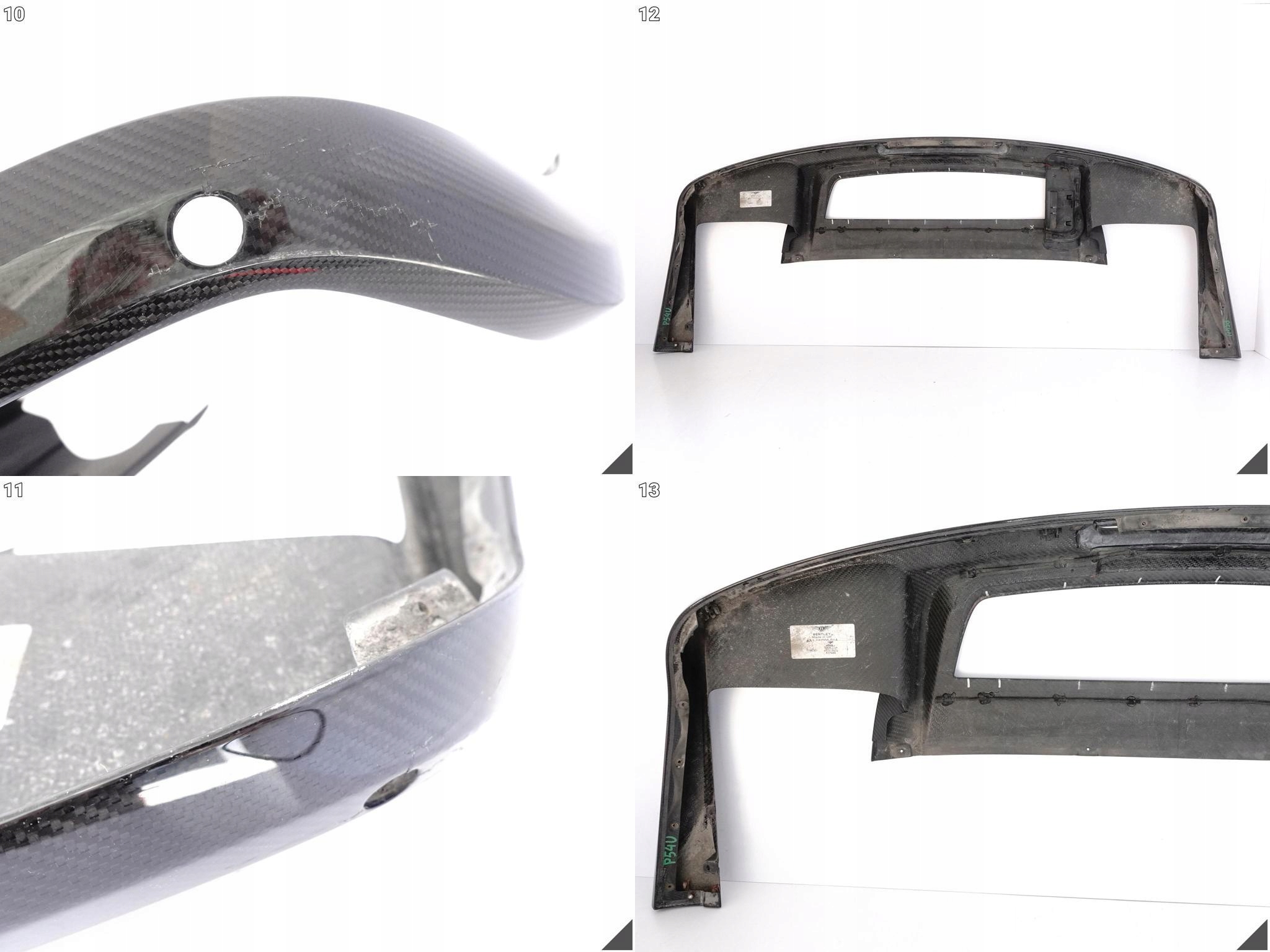 BENTLEY BENTAYGA 36A 15- CARBON ZDERZAK SPOILER DYFUZOR TYŁ USZKODZONY BENTLEY BENTAYGA 36A 15- CARBON ZDERZAK SPOILER DYFUZOR TYŁ USZKODZONY - obrazek 11