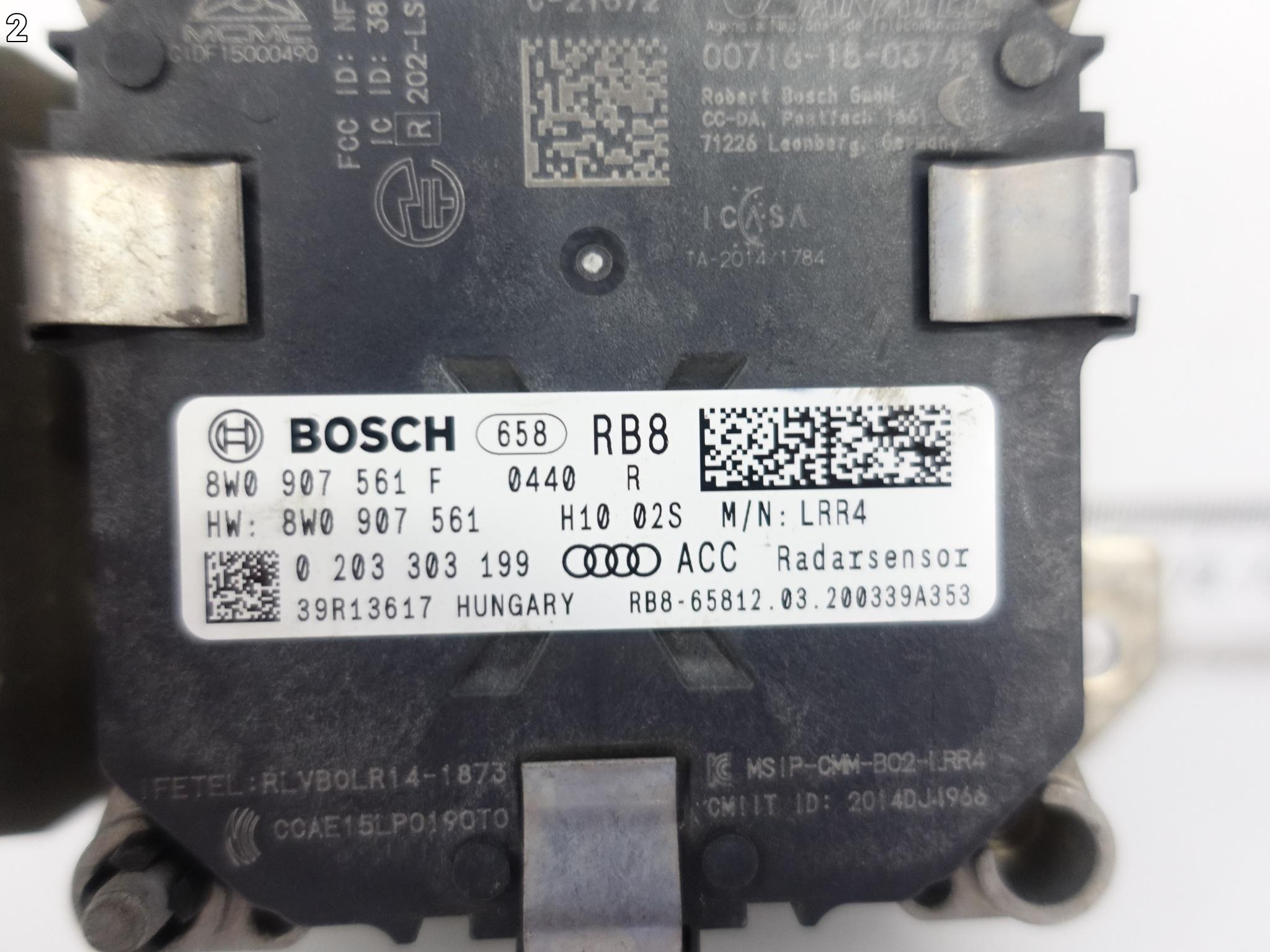 AUDI A4 S4 8W0 A5 S5 8W6 B9 RADAR MODUŁ SENSOR CZUJNIK DISTRONIC ACC PRZÓD AUDI A4 S4 8W0 A5 S5 8W6 B9 RADAR MODUŁ SENSOR CZUJNIK DISTRONIC ACC PRZÓD - obrazek 3
