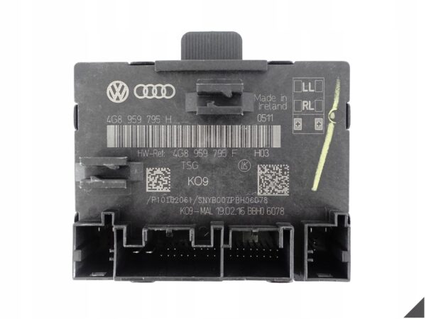 AUDI RS7 S7 A7 4G8 RS6 S6 A6 C7 14-18 LIFT MODUŁ STEROWNIK DRZWI TYŁ L = P