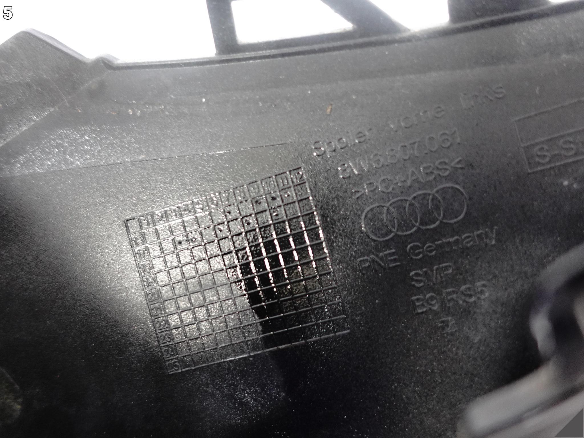 AUDI RS5 8W6 F5 RS4 8W0 B9 16-19 ZDERZAK LISTWA SPOILER DOKŁADKA LEWA PRZÓD AUDI RS5 8W6 F5 RS4 8W0 B9 16-19 ZDERZAK LISTWA SPOILER DOKŁADKA LEWA PRZÓD - obrazek 6