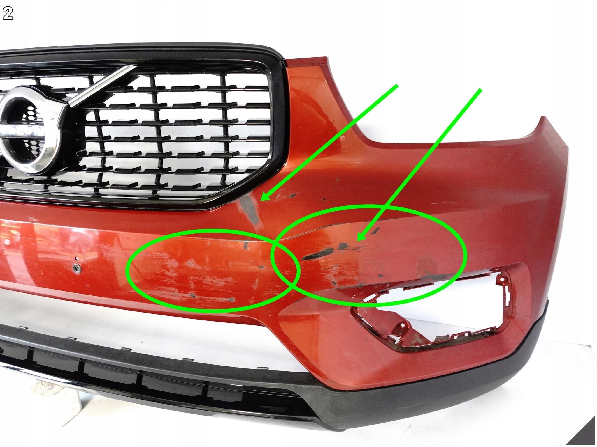 VOLVO XC40 R-DESIGN 18-22 ZDERZAK + GRILL / ATRAPA + SPOILER PRZÓD VOLVO XC40 R-DESIGN 18-22 ZDERZAK + GRILL / ATRAPA + SPOILER PRZÓD - obrazek 3