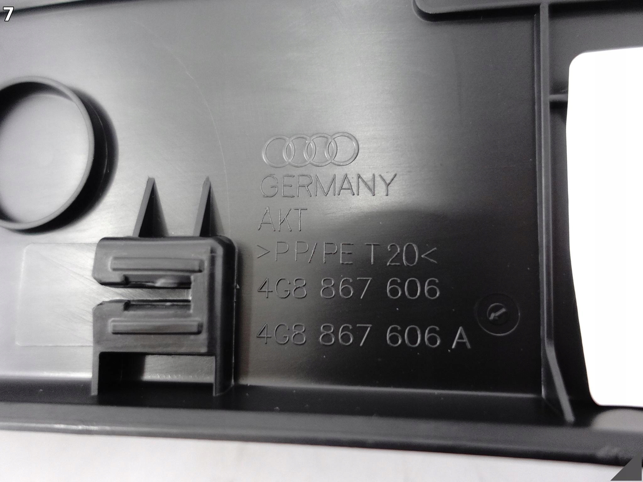 AUDI RS7 S7 A7 4G8 C7 10-18 LIFT OSŁONA TAPICERKA LISTWA KLAPY TYŁ 4PK AUDI RS7 S7 A7 4G8 C7 10-18 LIFT OSŁONA TAPICERKA LISTWA KLAPY TYŁ 4PK - obrazek 8