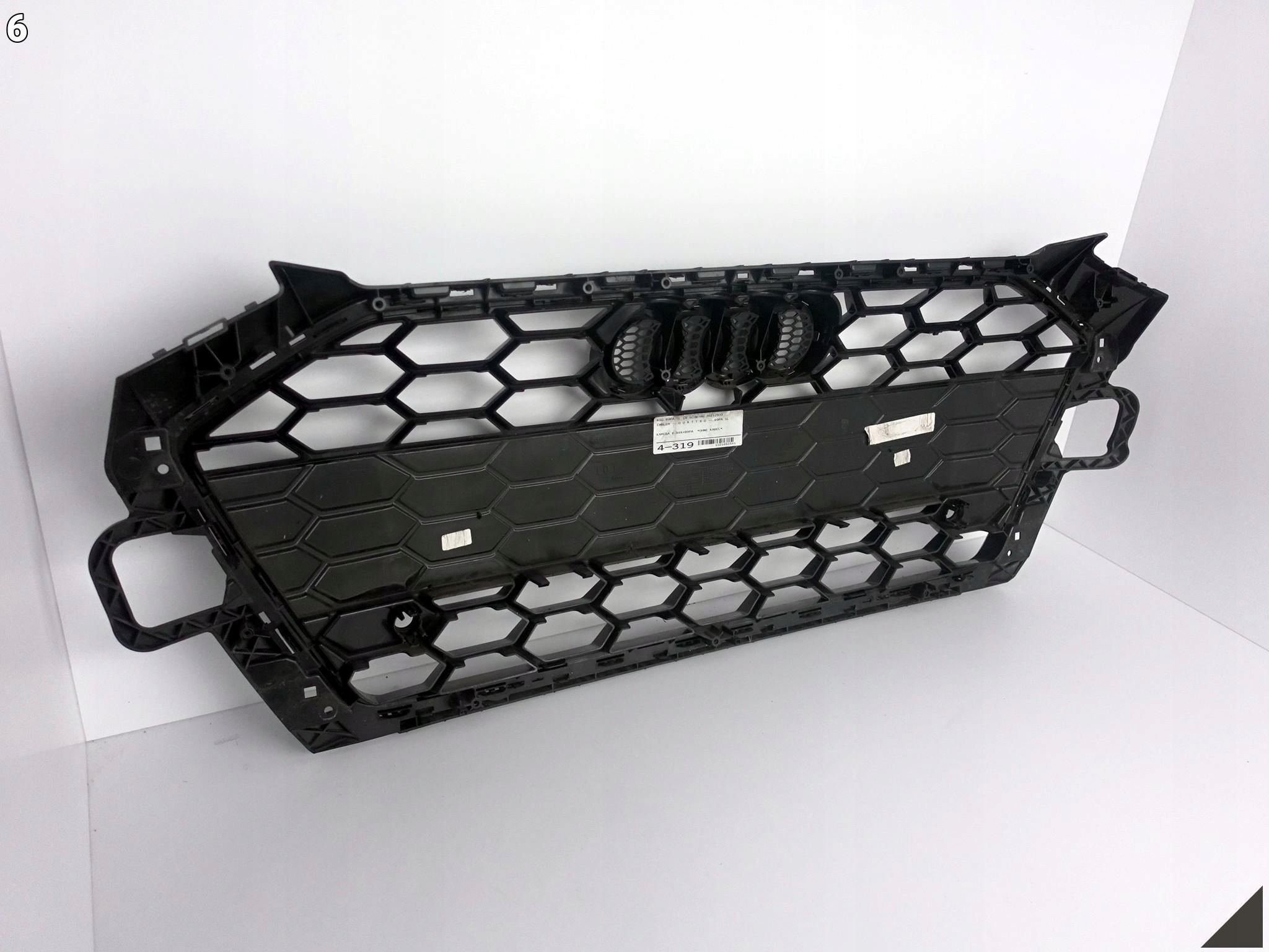 AUDI A4 B9 8W0 LIFT 19- S-LINE SPORT ZDERZAK GRILL ATRAPA ŁADNY CZARNY AUDI A4 B9 8W0 LIFT 19- S-LINE SPORT ZDERZAK GRILL ATRAPA ŁADNY CZARNY - obrazek 7