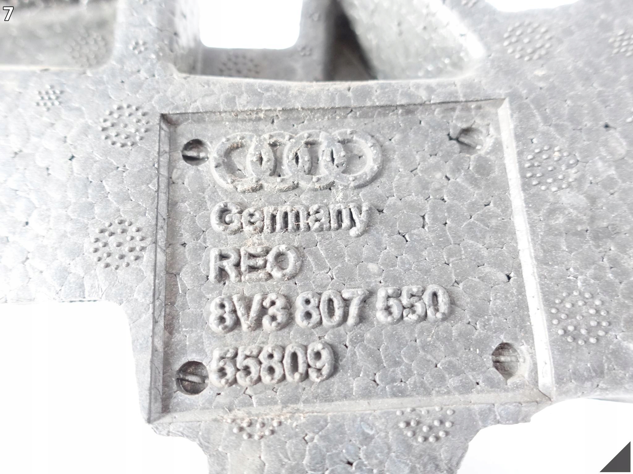 AUDI A3 8V3 8V0 13-16 ABSORBER PIANKA ZDERZAK PRZÓD BELKA AUDI A3 8V3 8V0 13-16 ABSORBER PIANKA ZDERZAK PRZÓD BELKA - obrazek 8