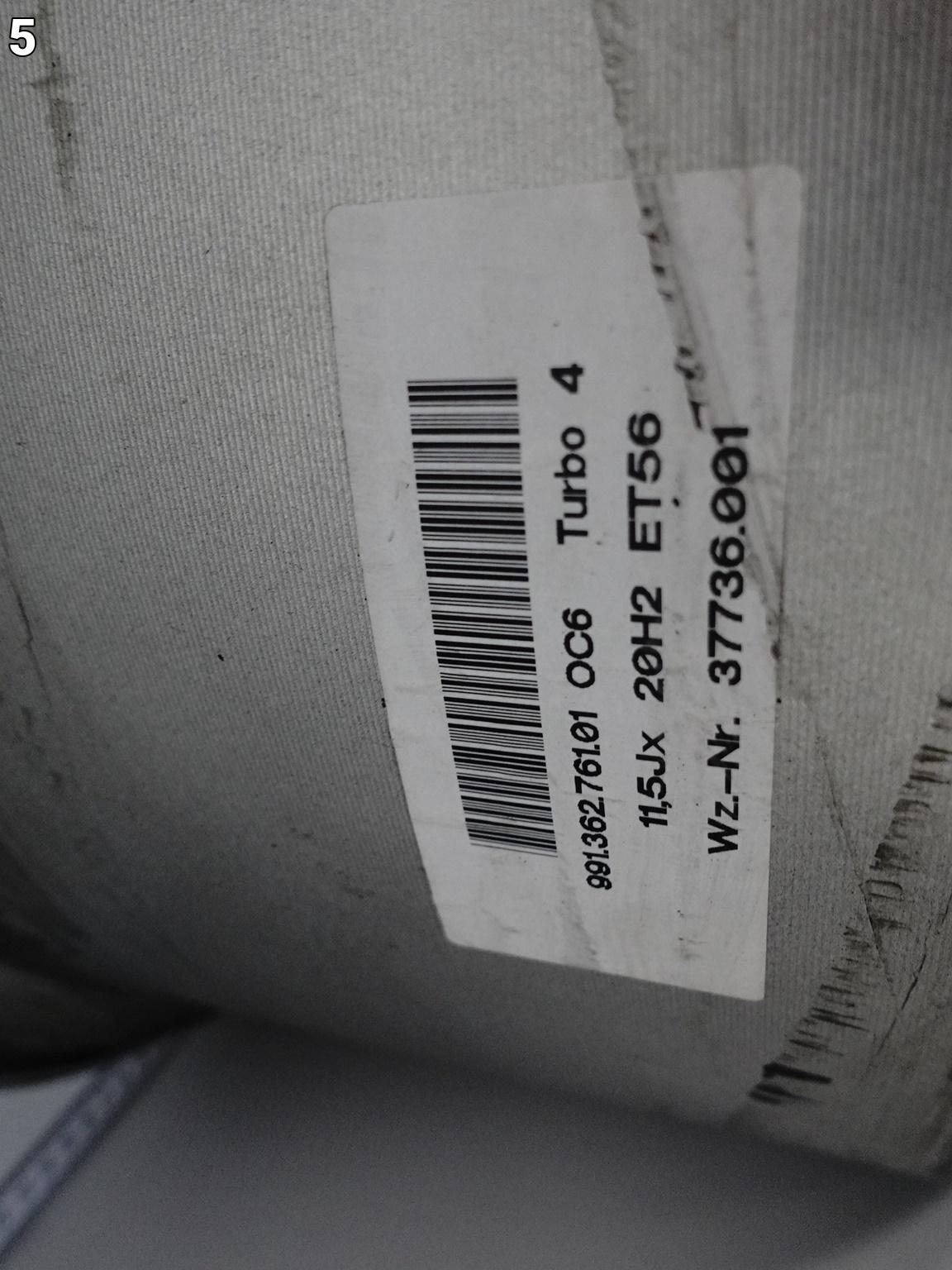 PORSCHE 911 991 TURBO 4 FELGA ALUFELGA 11,5Jx20 ET56 5×130 OC6 99136276101 PORSCHE 911 991 TURBO 4 FELGA ALUFELGA 11,5Jx20 ET56 5x130 OC6 99136276101 - obrazek 6