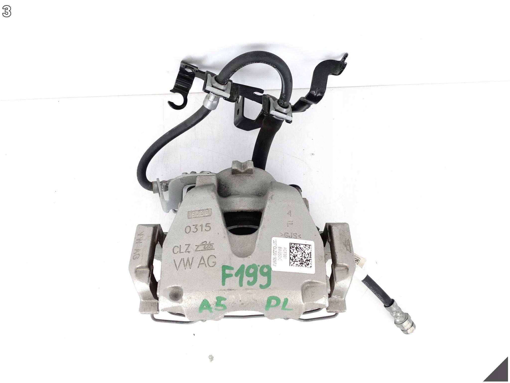 AUDI A5 8W6 F5 A4 8W0 B9 15- ZACISK HAMULCOWY LEWY PRZÓD 314X25MM 36KM AUDI A5 8W6 F5 A4 8W0 B9 15- ZACISK HAMULCOWY LEWY PRZÓD 314X25MM 36KM - obrazek 4