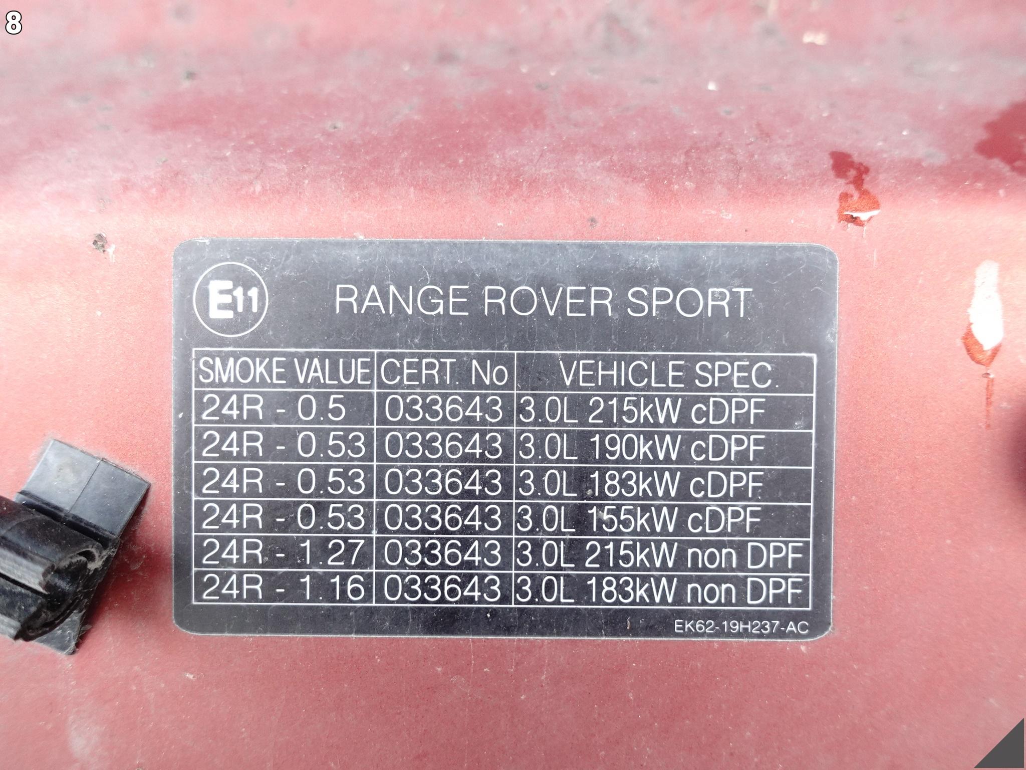 RANGE ROVER SPORT II L494 13-22 LIFT MASKA POKRYWA SILNIKA PRZÓD B.ŁADNA RANGE ROVER SPORT II L494 13-22 LIFT MASKA POKRYWA SILNIKA PRZÓD B.ŁADNA - obrazek 9