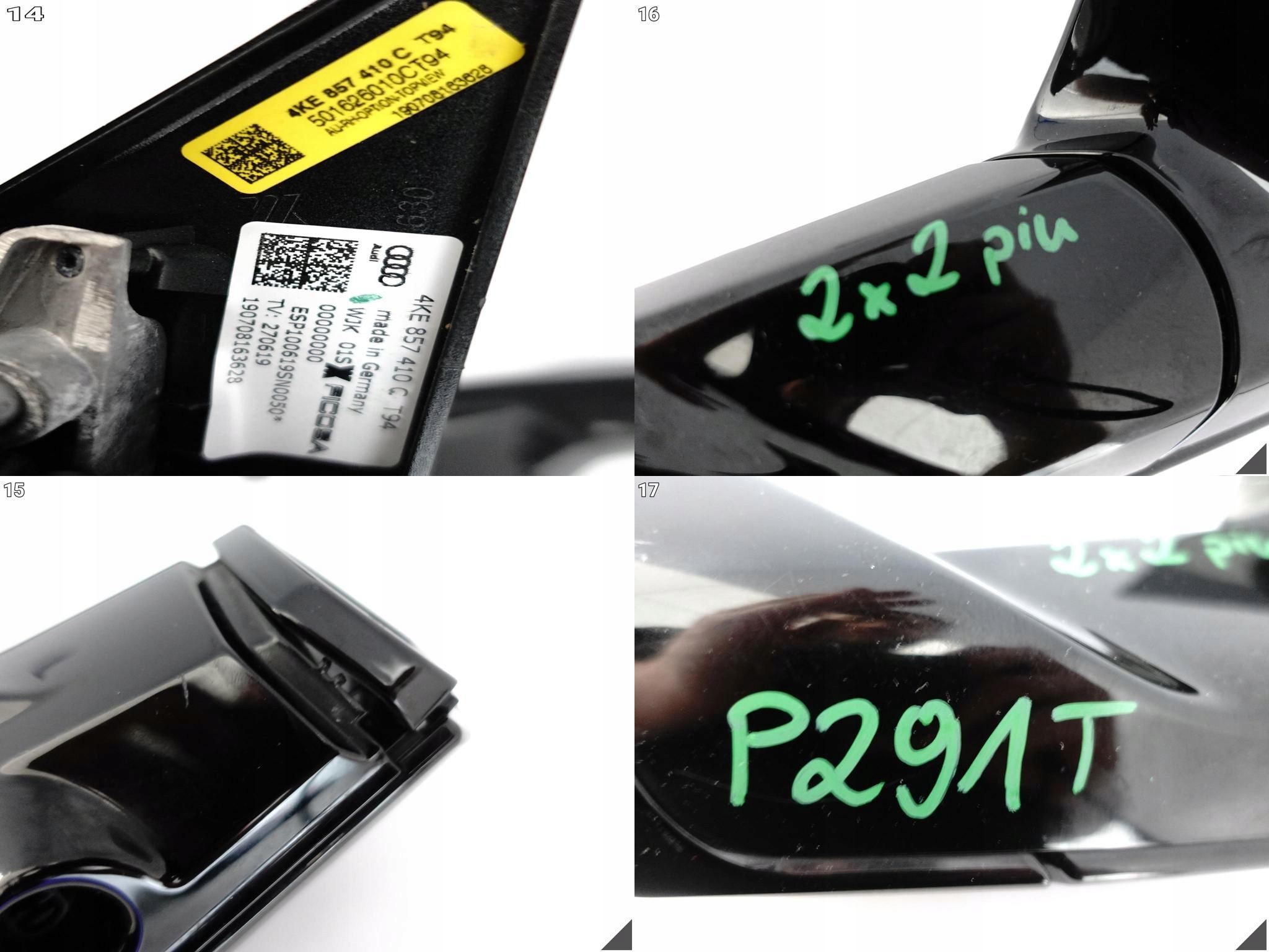 AUDI E-TRON 4KE 18- KAMERA LUSTERKO PRAWE 4KE857410C T94 AUDI E-TRON 4KE 18- KAMERA LUSTERKO PRAWE 4KE857410C T94 - obrazek 12