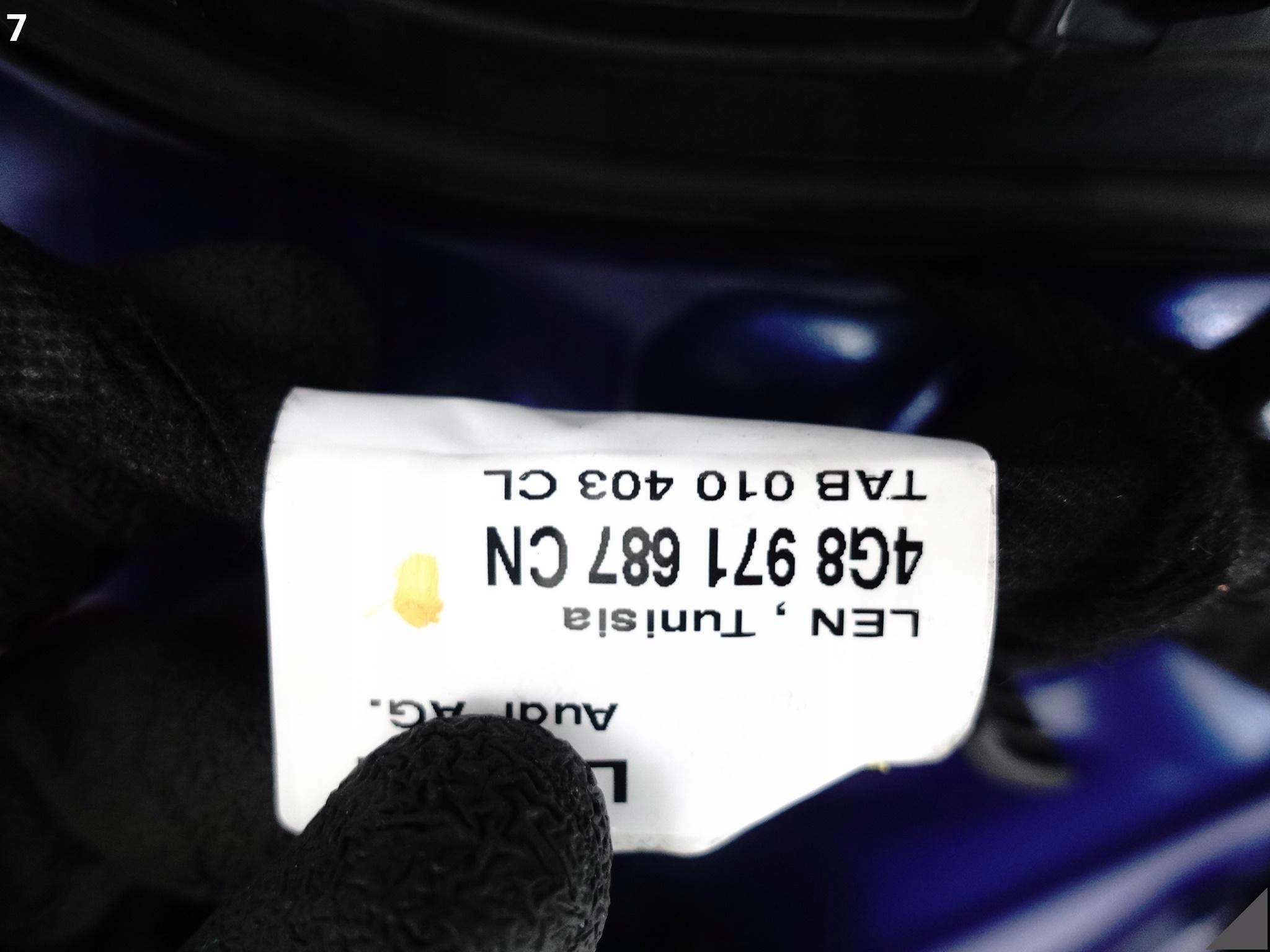 AUDI RS7 S7 A7 4G8 C7 10-18 LIFT DRZWI PRAWE TYŁ DEMONTAŻ KOLOR LY5Q Y5Q AUDI RS7 S7 A7 4G8 C7 10-18 LIFT DRZWI PRAWE TYŁ DEMONTAŻ KOLOR LY5Q Y5Q - obrazek 8