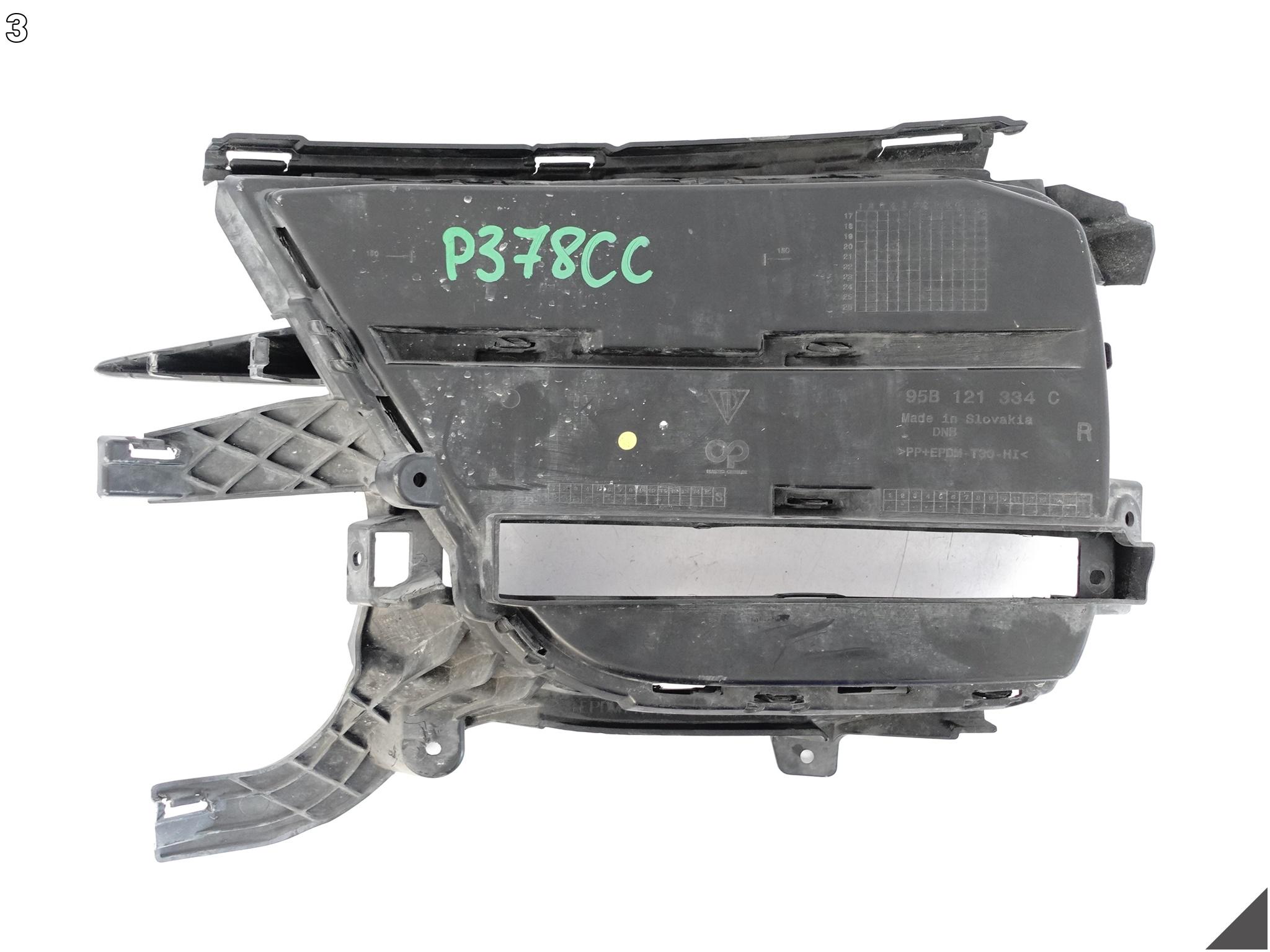 PORSCHE MACAN 95B (I LIFT) 18-21 ZWYKŁY ZDERZAK KRATKA WLOT LISTWA PRAWA PORSCHE MACAN 95B (I LIFT) 18-21 ZWYKŁY ZDERZAK KRATKA WLOT LISTWA PRAWA - obrazek 4