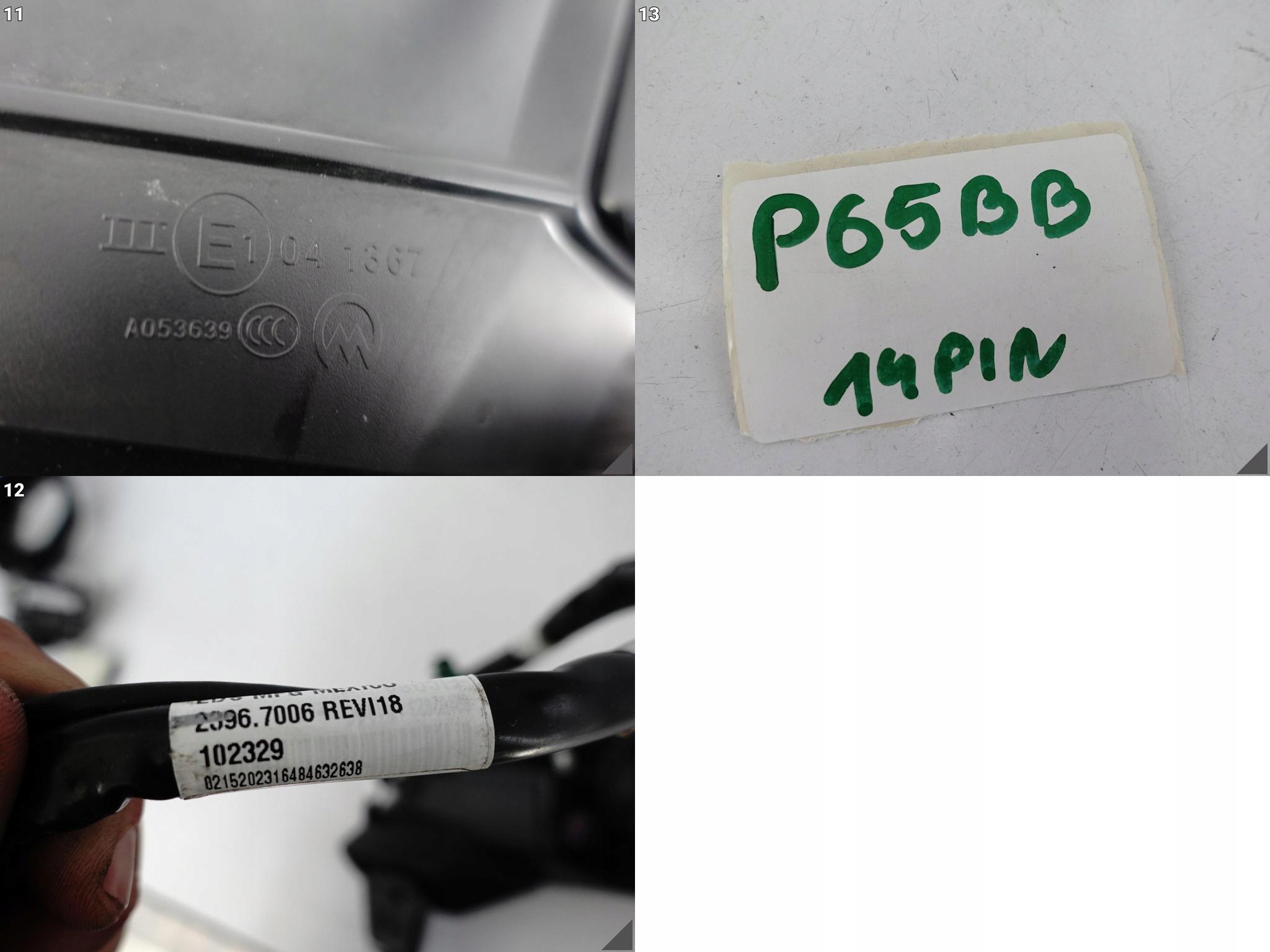 AUDI SQ5 Q5 80A 80B FY 17-24 LIFT LUSTERKO PRAWE ( 14 PIN+KAMERA = 15 PIN ) AUDI SQ5 Q5 80A 80B FY 17-24 LIFT LUSTERKO PRAWE ( 14 PIN+KAMERA = 15 PIN ) - obrazek 12