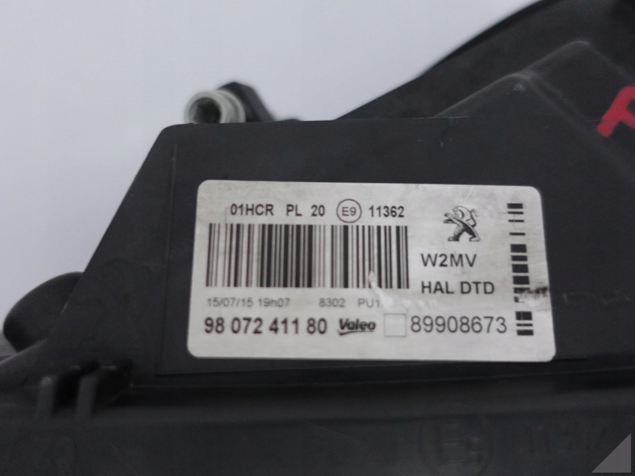 PEUGEOT 508 I LIFT 14-18 LAMPA ZWYKŁA PRAWA EUROPA PEUGEOT 508 I LIFT 14-18 LAMPA ZWYKŁA PRAWA EUROPA - obrazek 11