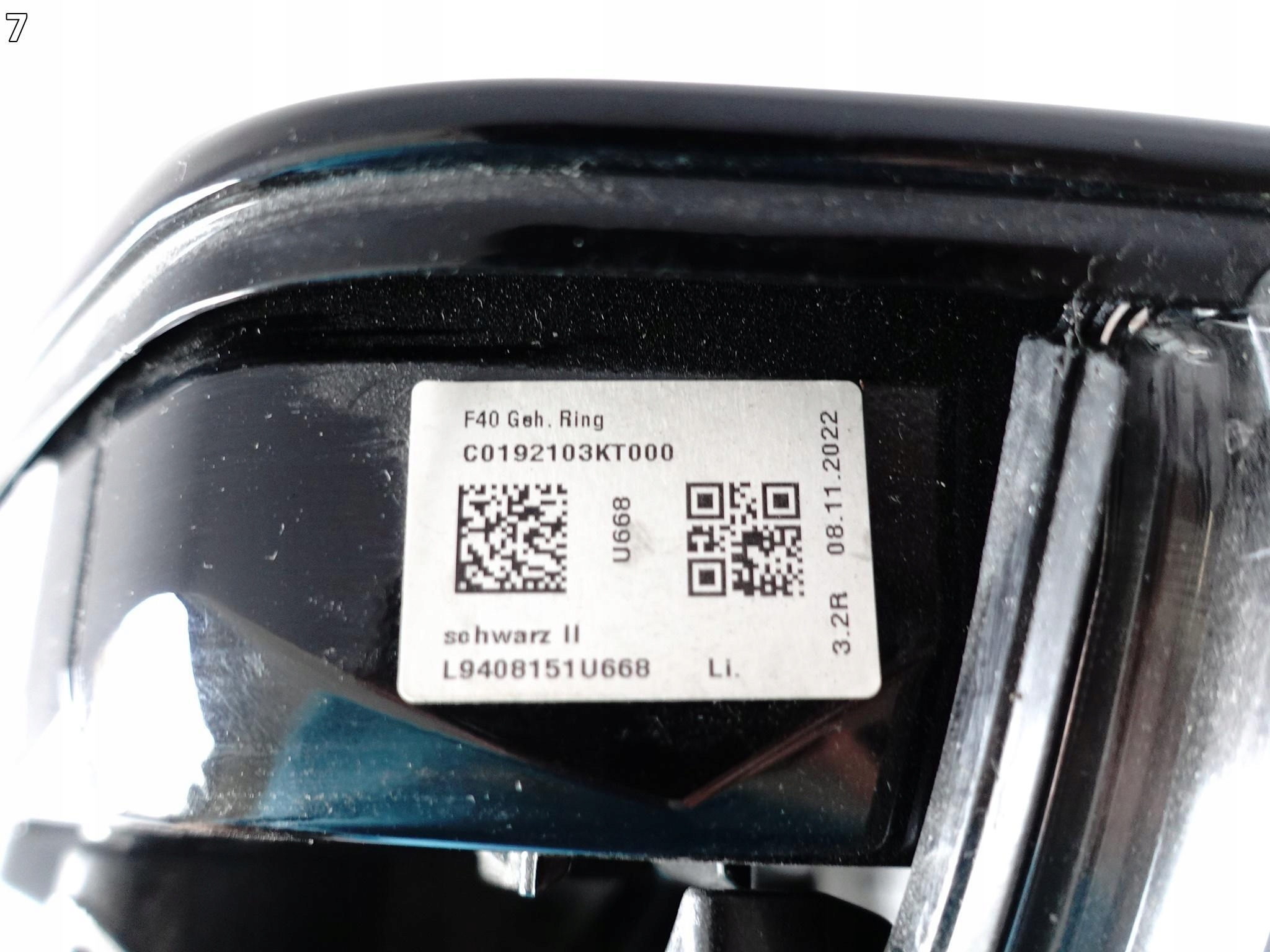 BMW 1 F40 19- LUSTERKO KIERUNKOWSKAZ LEWE 8PIN BMW 1 F40 19- LUSTERKO KIERUNKOWSKAZ LEWE 8PIN - obrazek 8