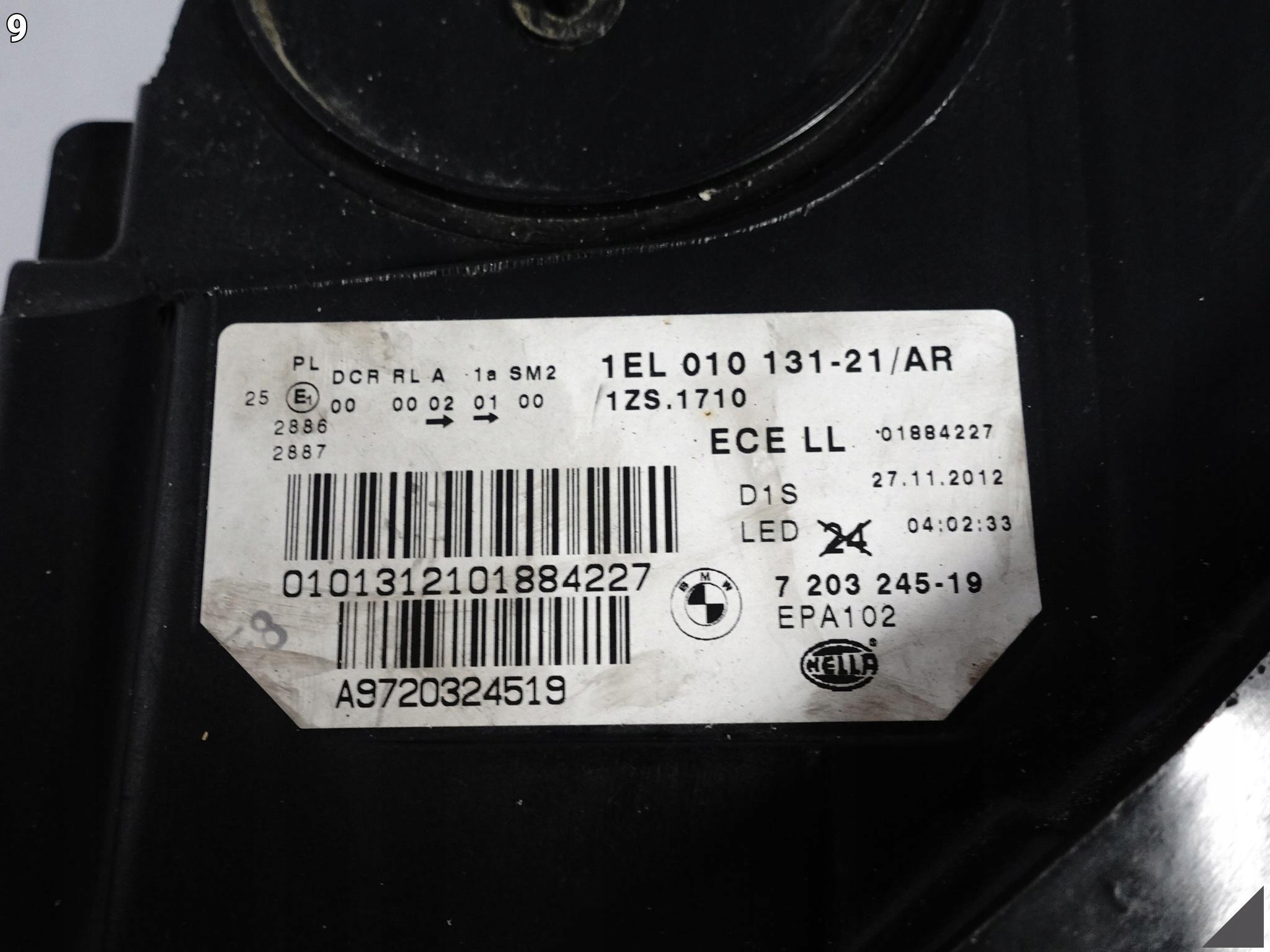 BMW 5 F10 F11 VFL 10-13 LAMPA XENON+LED NIESKRĘTNA LEWA PRZÓD EUROPA BMW 5 F10 F11 VFL 10-13 LAMPA XENON+LED NIESKRĘTNA LEWA PRZÓD EUROPA - obrazek 10