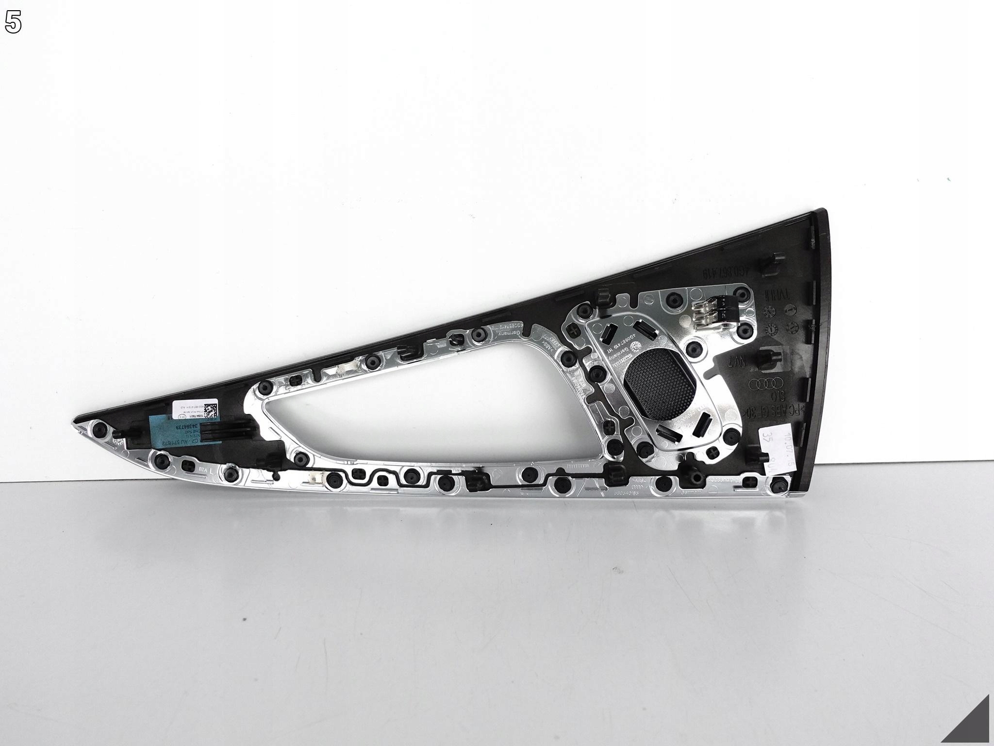 AUDI A6 S6 4G0 C7 LIFT 10-18 OSŁONA DEKOR DRZWI LEWA TYŁ CHROM DREWNO AJ3 AUDI A6 S6 4G0 C7 LIFT 10-18 OSŁONA DEKOR DRZWI LEWA TYŁ CHROM DREWNO AJ3 - obrazek 6