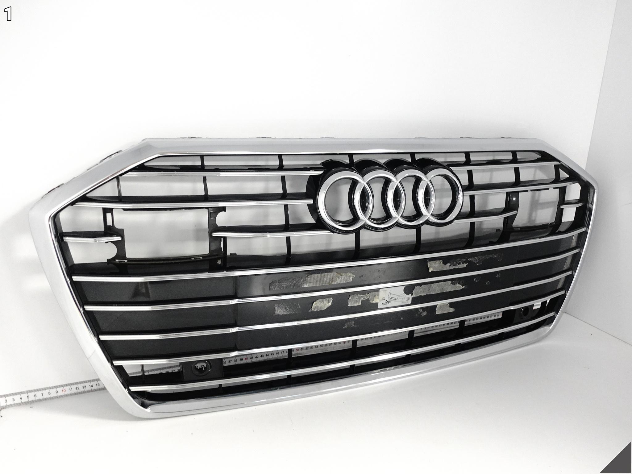 AUDI A6 C8 4K0 S-LINE 18-23 GRILL ATRAPA W ZDERZAK PRZÓD ACC PDC CHROM AUDI A6 C8 4K0 S-LINE 18-23 GRILL ATRAPA W ZDERZAK PRZÓD ACC PDC CHROM - obrazek 2