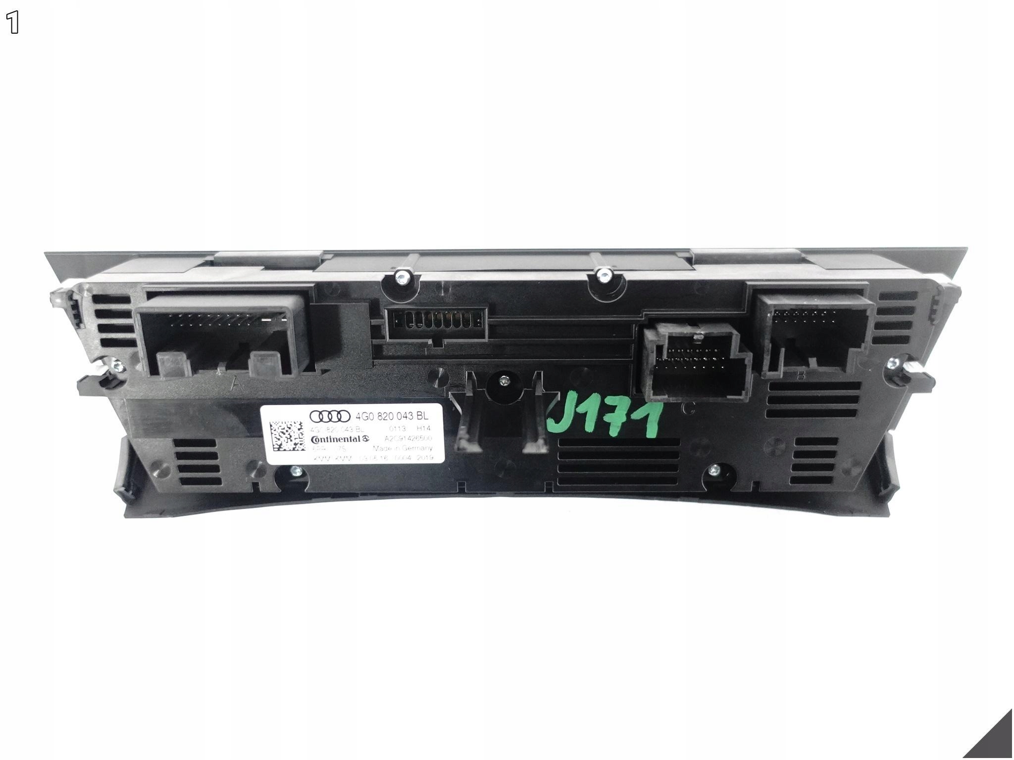 AUDI RS7 S7 A7 4G8 RS6 S6 A6 4G0 C7 14-18 PANEL KLIMATYZACJI 4G0820043BL AUDI RS7 S7 A7 4G8 RS6 S6 A6 4G0 C7 14-18 PANEL KLIMATYZACJI 4G0820043BL - obrazek 2