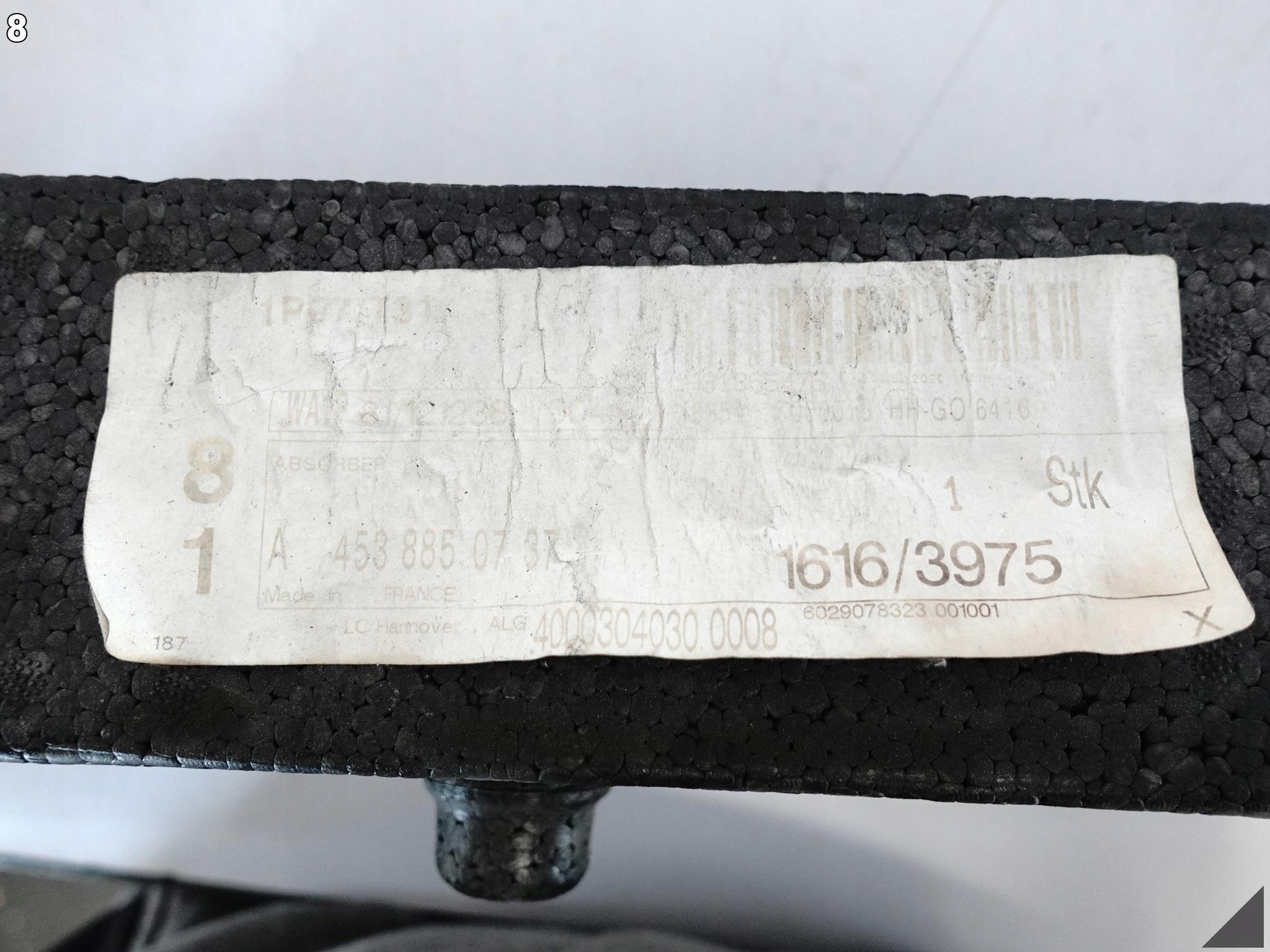RENAULT TWINGO III 3 SMART W453 14-20 ABSORBER BELKA PIANKA W ZDERZAK PRZÓD RENAULT TWINGO III 3 SMART W453 14-20 ABSORBER BELKA PIANKA W ZDERZAK PRZÓD - obrazek 9