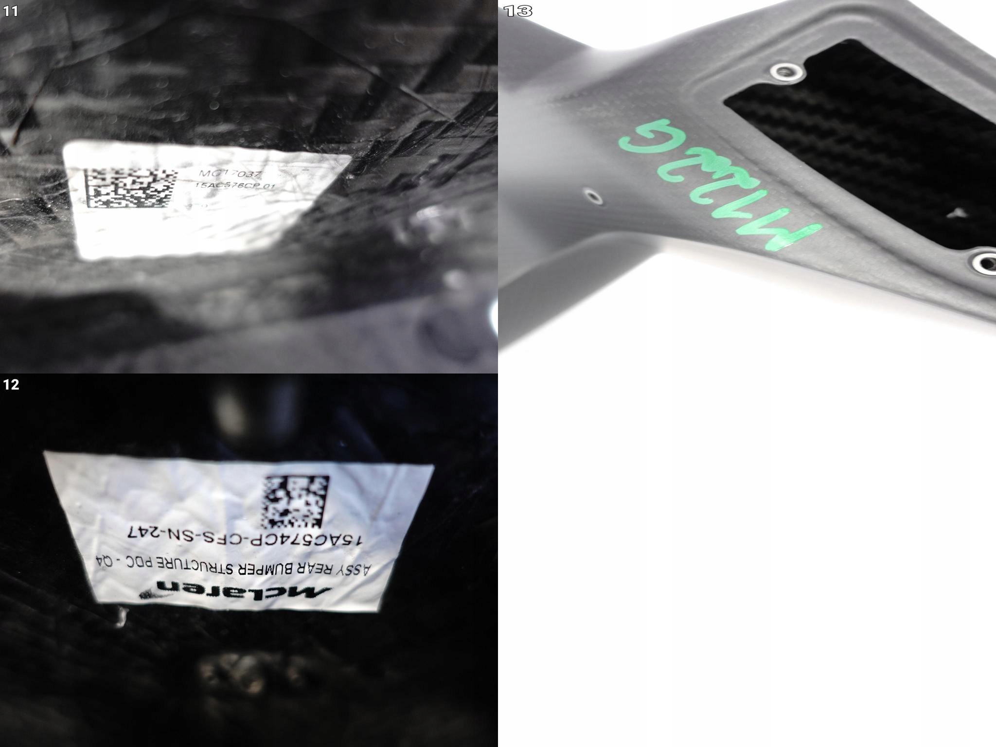 MCLAREN SENNA 18-20 ZDERZAK SPOILER CARBON TYŁ MCLAREN SENNA 18-20 ZDERZAK SPOILER CARBON TYŁ - obrazek 12