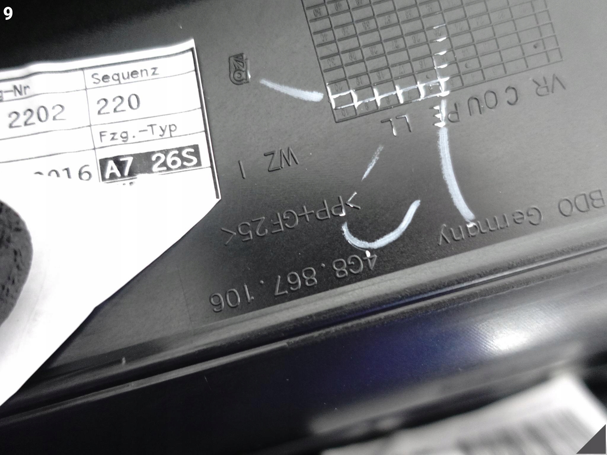 AUDI RS7 S7 A7 4G8 C7 10-18 TAPICERKA BOCZEK DRZWI PRAWA PRZÓD EXCLUSIVE AUDI RS7 S7 A7 4G8 C7 10-18 TAPICERKA BOCZEK DRZWI PRAWA PRZÓD EXCLUSIVE - obrazek 10