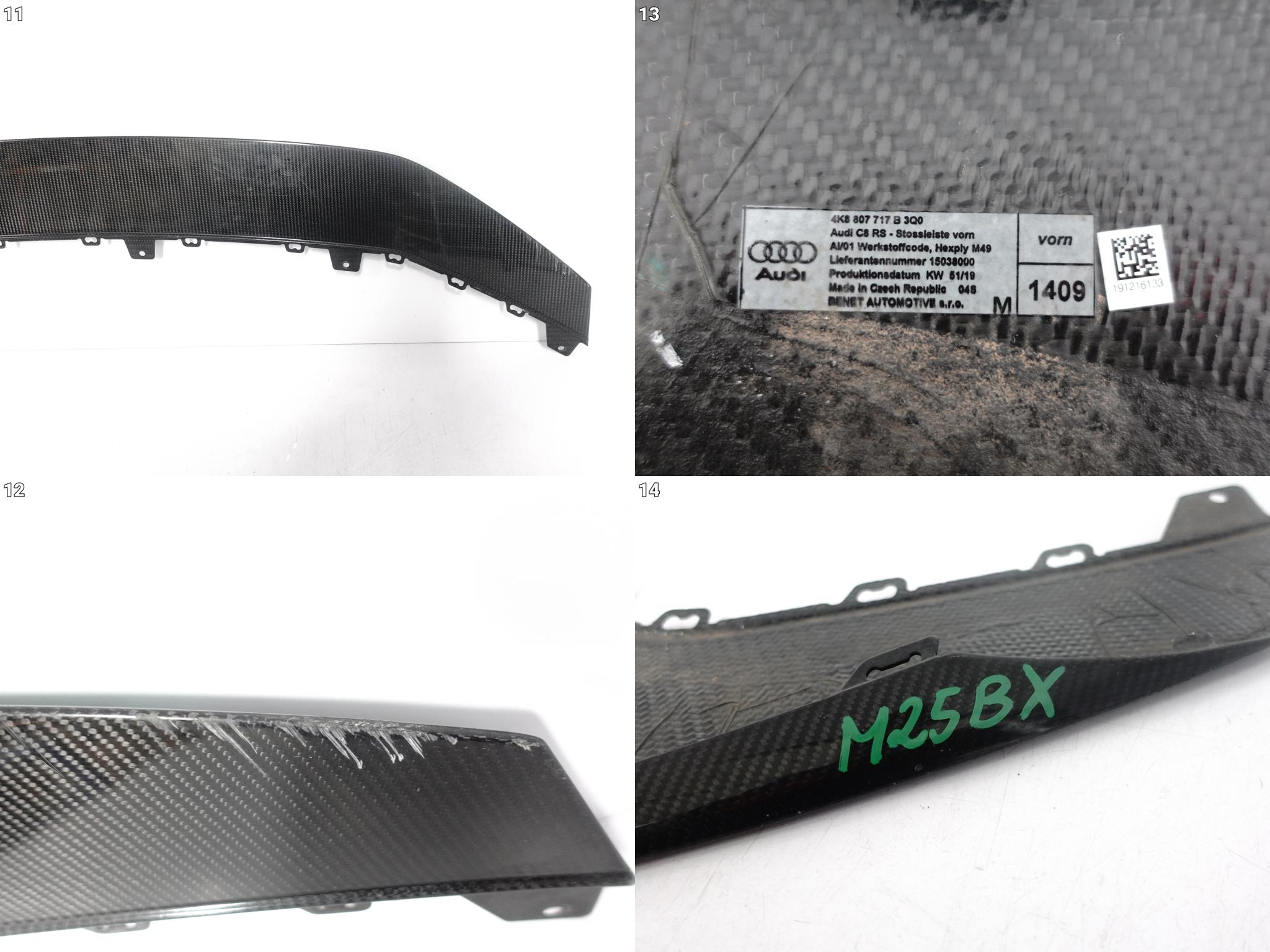 AUDI RS6 4K0 RS7 4K8 C8 19- CARBON SPOILER W ZDERZAK PRZÓD AUDI RS6 4K0 RS7 4K8 C8 19- CARBON SPOILER W ZDERZAK PRZÓD - obrazek 12