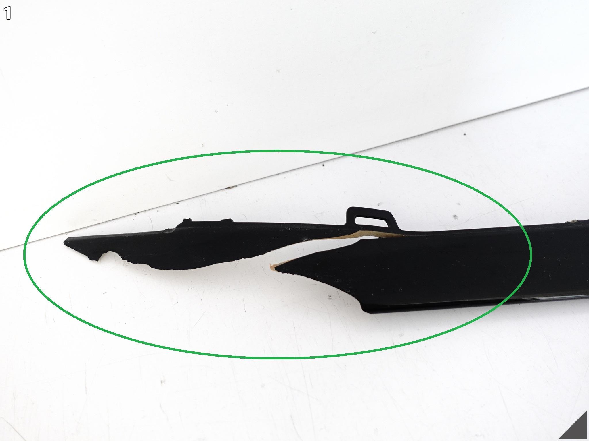 MERCEDES A-KLASA W177 A35 35 AMG 18-22 LISTWA SPOILER PRZÓD ŚRODKOWA MERCEDES A-KLASA W177 A35 35 AMG 18-22 LISTWA SPOILER PRZÓD ŚRODKOWA - obrazek 2