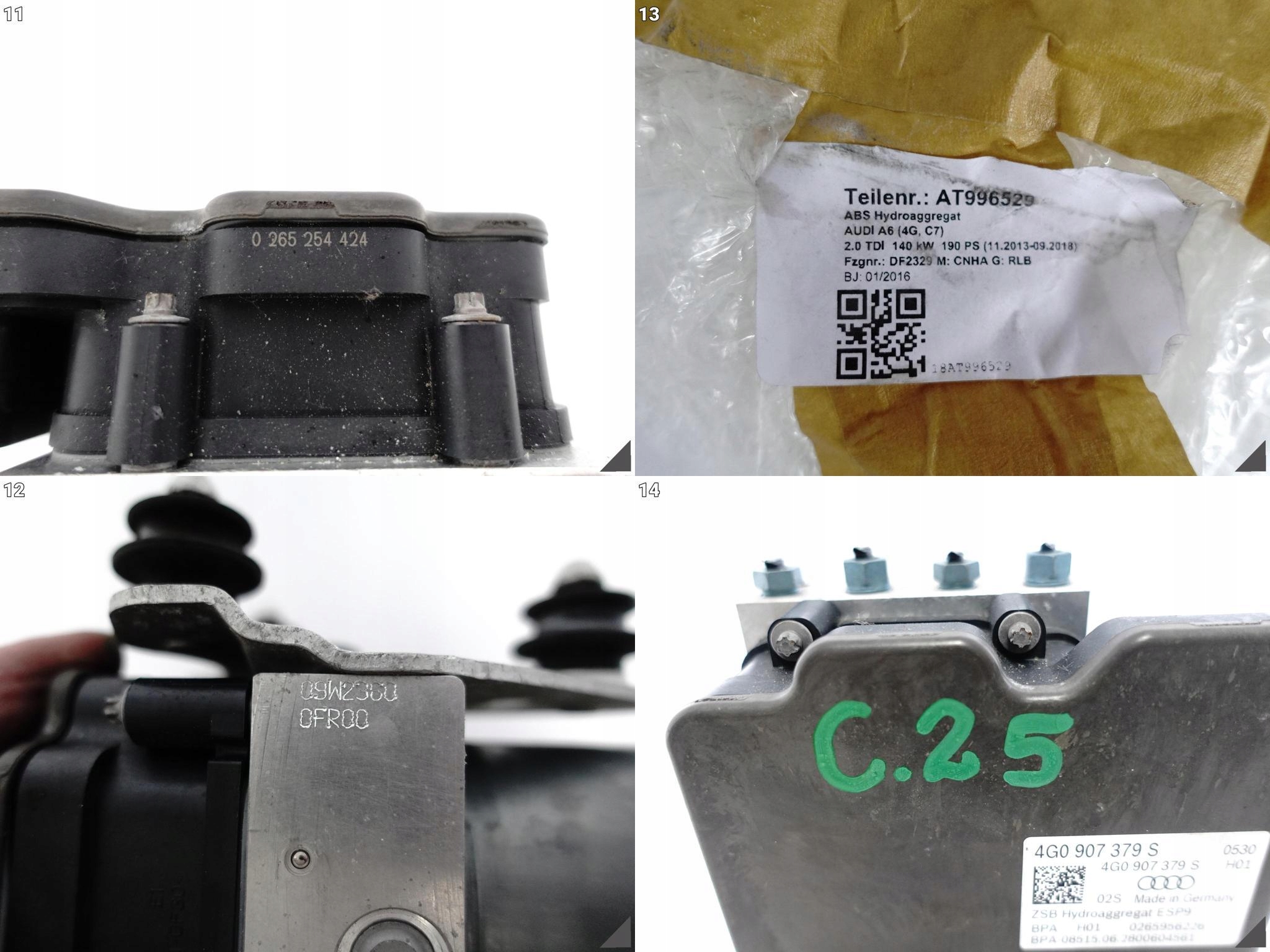 AUDI A6 4G0 A7 4G8 C7 LIFT 10-18 STEROWNIK POMPA ABS 4G0907379S AUDI A6 4G0 A7 4G8 C7 LIFT 10-18 STEROWNIK POMPA ABS 4G0907379S - obrazek 12