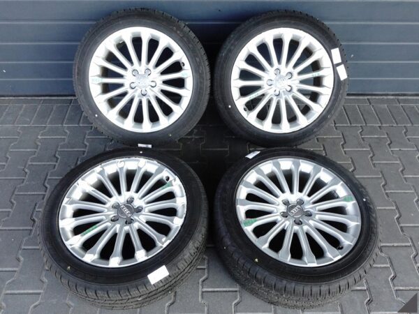 AUDI A8 S8 D4 4H0 9JX19 ET33 GOODYEAR 255/45 KOMPLET FELGI+OPONY 8,3MM ZIMA AUDI A8 S8 D4 4H0 9JX19 ET33 GOODYEAR 255/45 KOMPLET FELGI+OPONY 8,3MM ZIMA