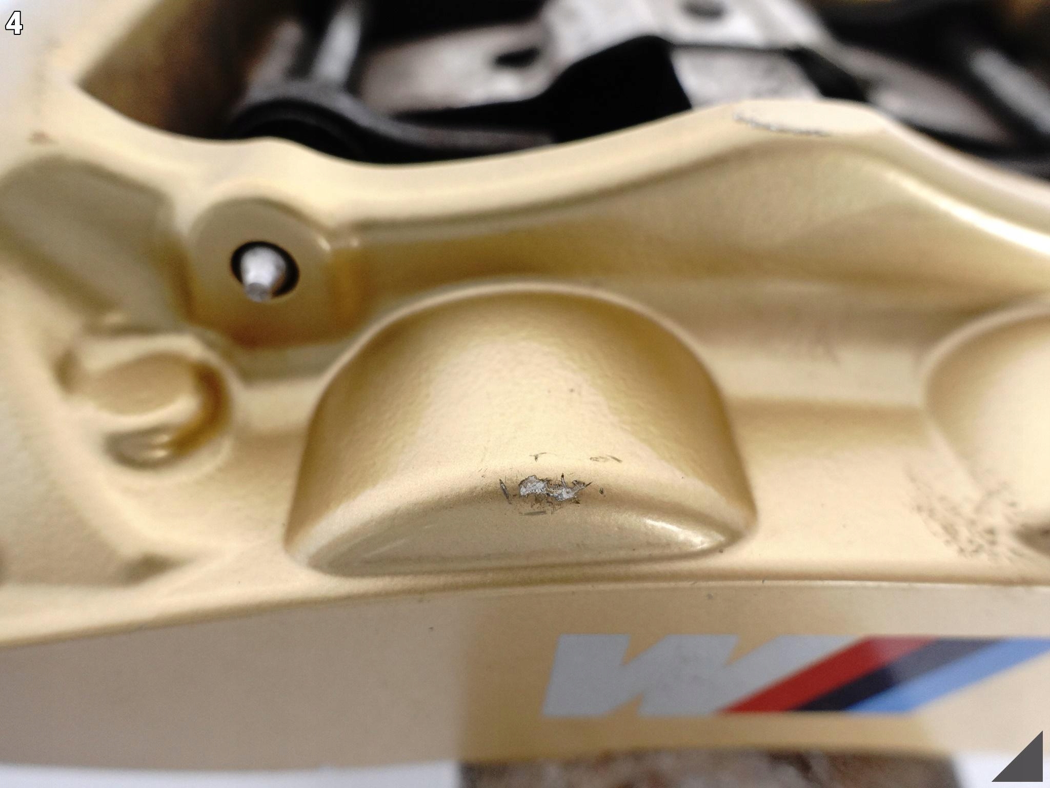 BMW M4 F82 F83 M3 F80 M-POWER GOLD CERAMIC ZACISK+KLOCKI PRAWY TYŁ 4000KM BMW M4 F82 F83 M3 F80 M-POWER GOLD CERAMIC ZACISK+KLOCKI PRAWY TYŁ 4000KM - obrazek 5