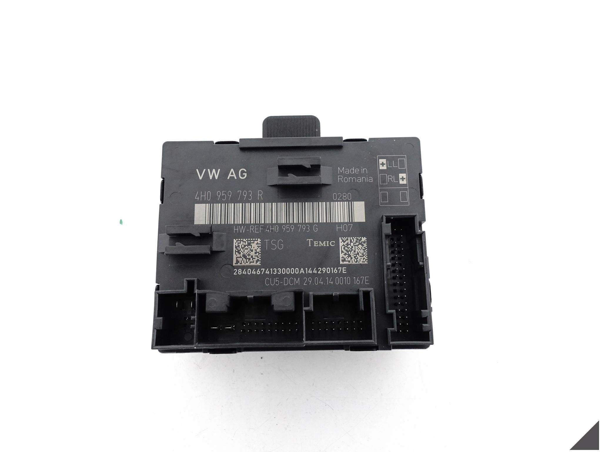 AUDI A8 S8 4H0 D4 13-17 LIFT MODUŁ DRZWI LEWYCH PRZÓD 4H0959793R AUDI A8 S8 4H0 D4 13-17 LIFT MODUŁ DRZWI LEWYCH PRZÓD 4H0959793R