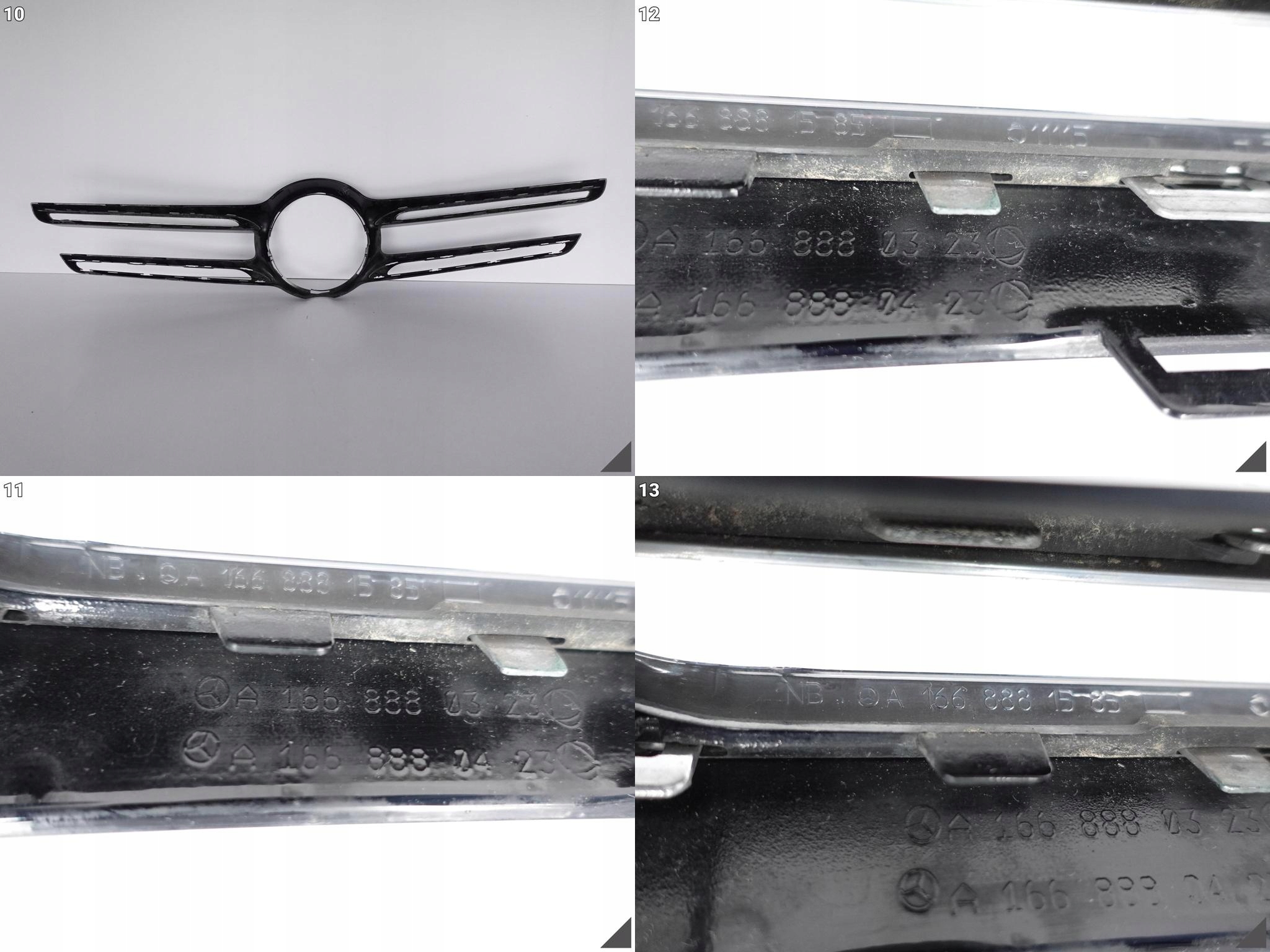 MERCEDES GLE SUV W166 15-19 GRILL ATRAPA CHROM LISTWA MERCEDES GLE SUV W166 15-19 GRILL ATRAPA CHROM LISTWA - obrazek 11