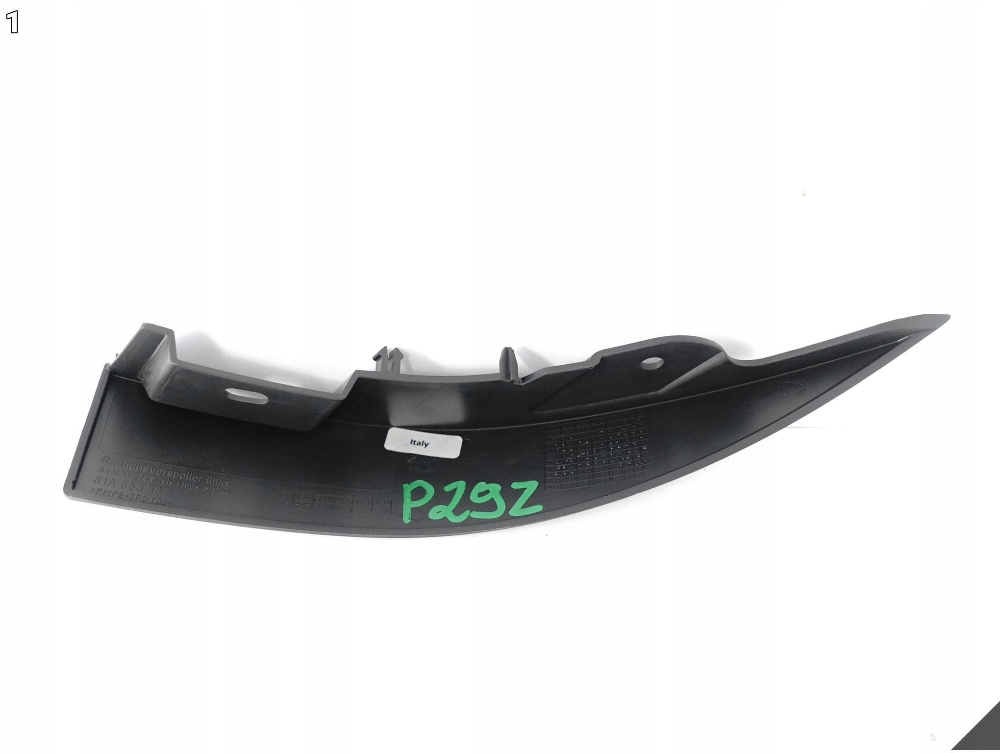 AUDI Q2 81A 16- DOLNY SPOILER DOKŁADKA NADKOLA LEWY PRZÓD 81A853887 AUDI Q2 81A 16- DOLNY SPOILER DOKŁADKA NADKOLA LEWY PRZÓD 81A853887 - obrazek 2