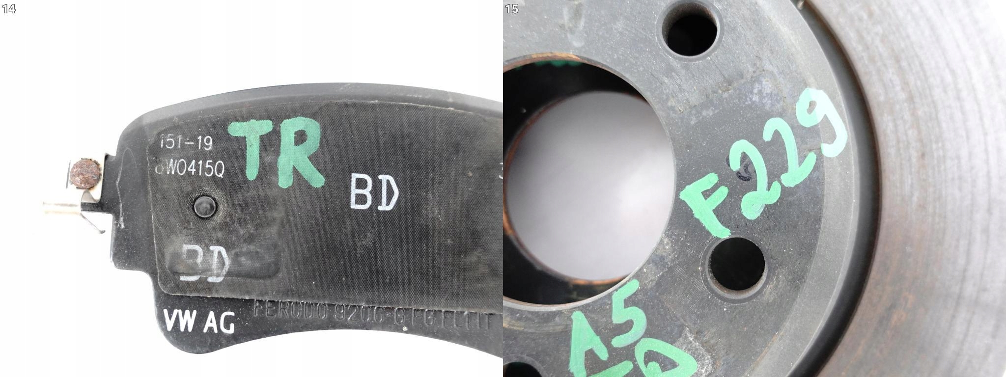 AUDI A5 S5 F5 8W6 A4 8W0 B9 TARCZE HAMULCOWE 300X12MM + KLOCKI 36 KM TYŁ AUDI A5 S5 F5 8W6 A4 8W0 B9 TARCZE HAMULCOWE 300X12MM + KLOCKI 36 KM TYŁ - obrazek 12
