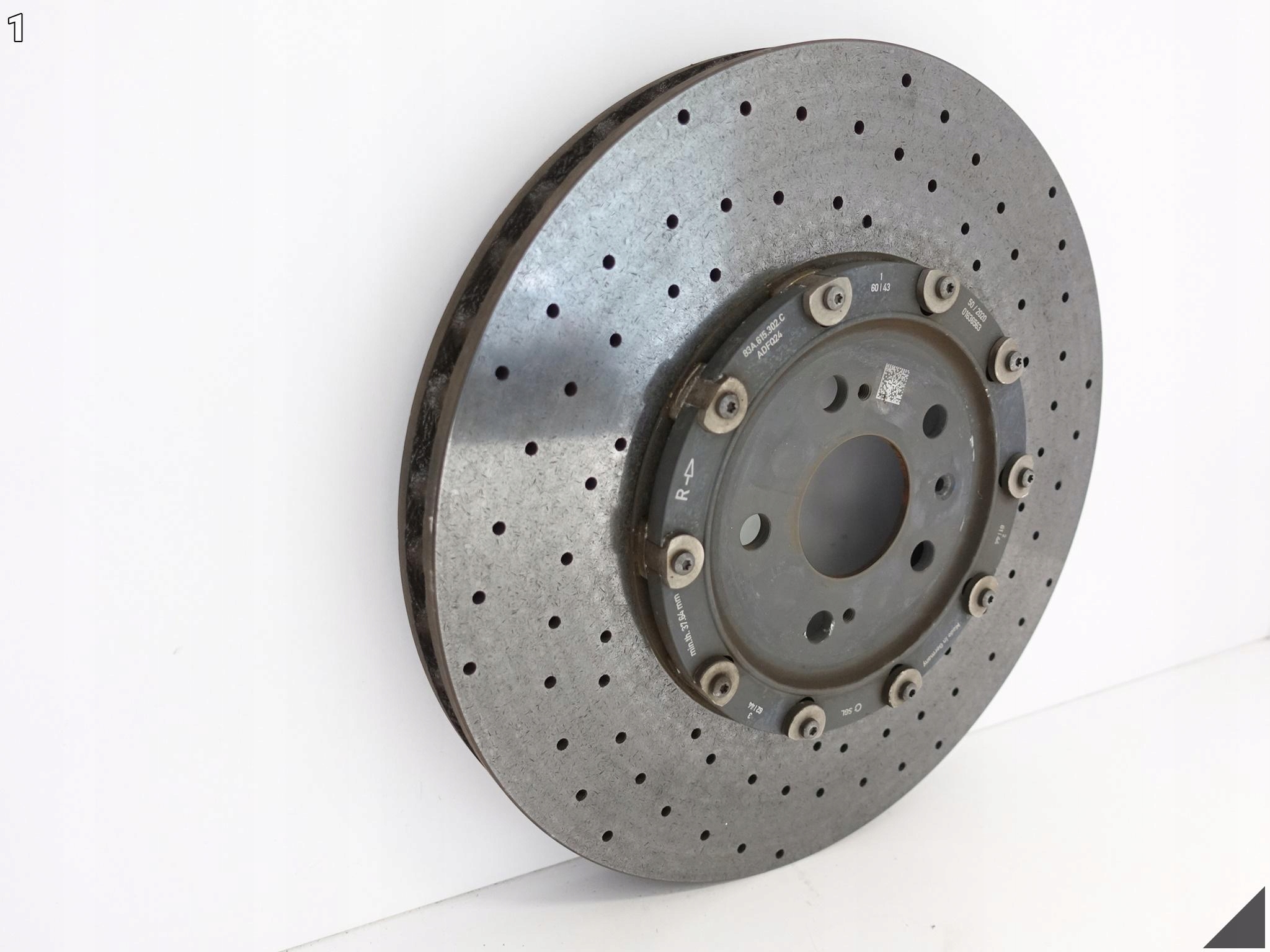 AUDI RSQ3 Q3 RS II 83A RS3 8Y0 TARCZA CERAMICZNA PRAWA PRZÓD 380X38 AUDI RSQ3 Q3 RS II 83A RS3 8Y0 TARCZA CERAMICZNA PRAWA PRZÓD 380X38 - obrazek 2