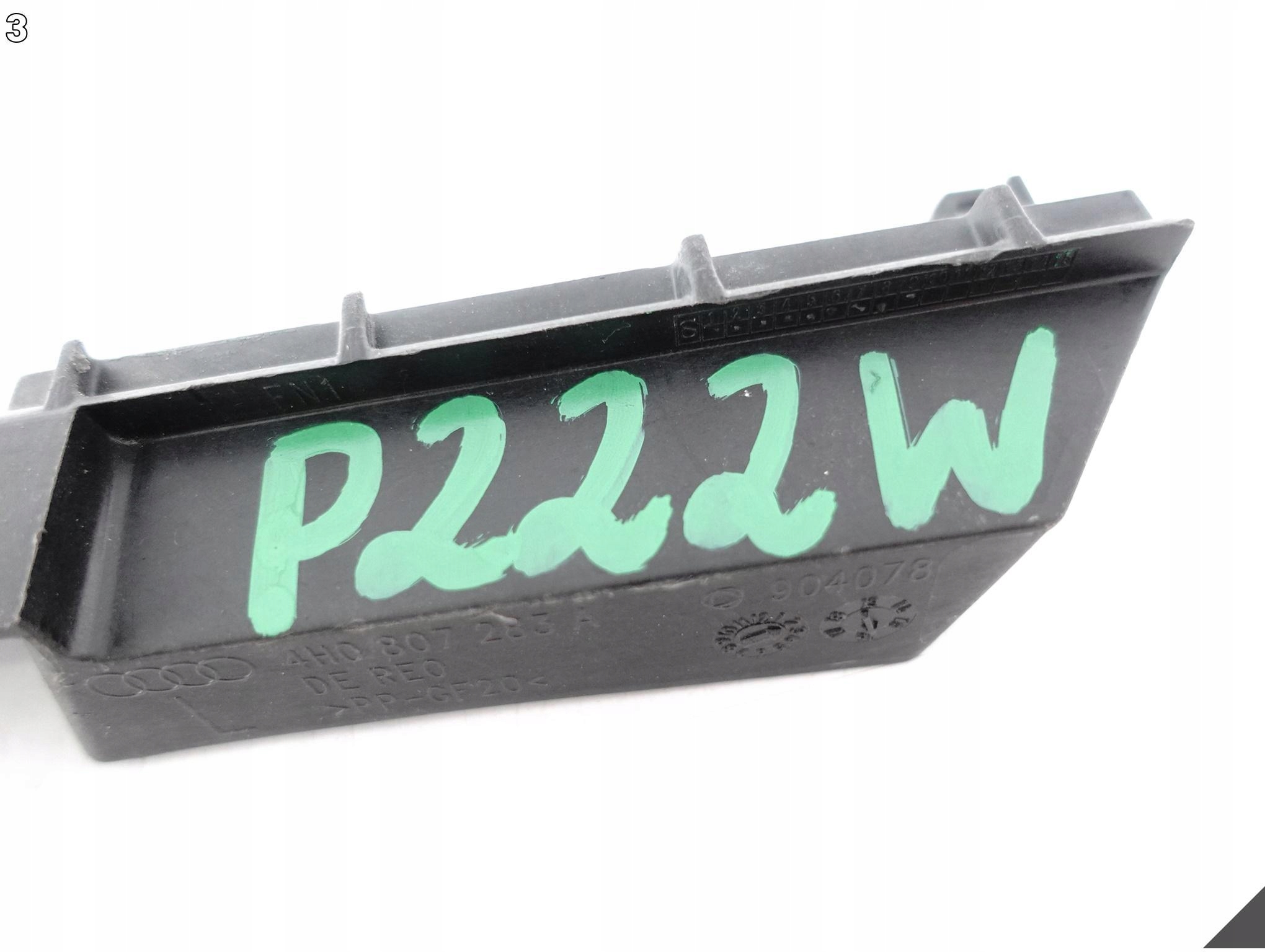 AUDI A8 S8 D4 4H0 LIFT 13-17 ŚLIZG ZDERZAKA MOCOWANIE UCHWYT LEWY PRZÓD AUDI A8 S8 D4 4H0 LIFT 13-17 ŚLIZG ZDERZAKA MOCOWANIE UCHWYT LEWY PRZÓD - obrazek 4