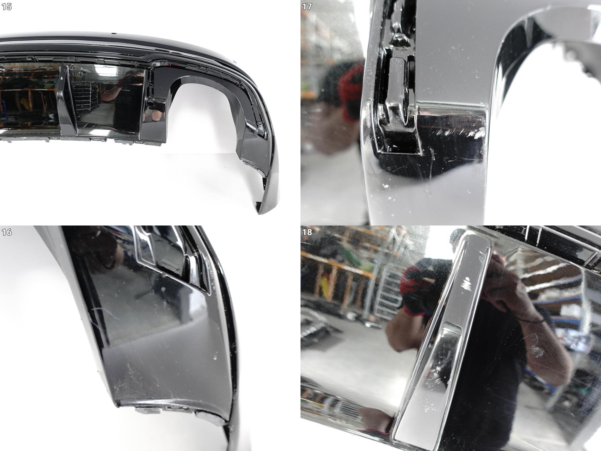 AUDI RS3 8V5 SEDAN 17-20 ZDERZAK SPOILER TYŁ *4xPDC* AUDI RS3 8V5 SEDAN 17-20 ZDERZAK SPOILER TYŁ *4xPDC* - obrazek 10