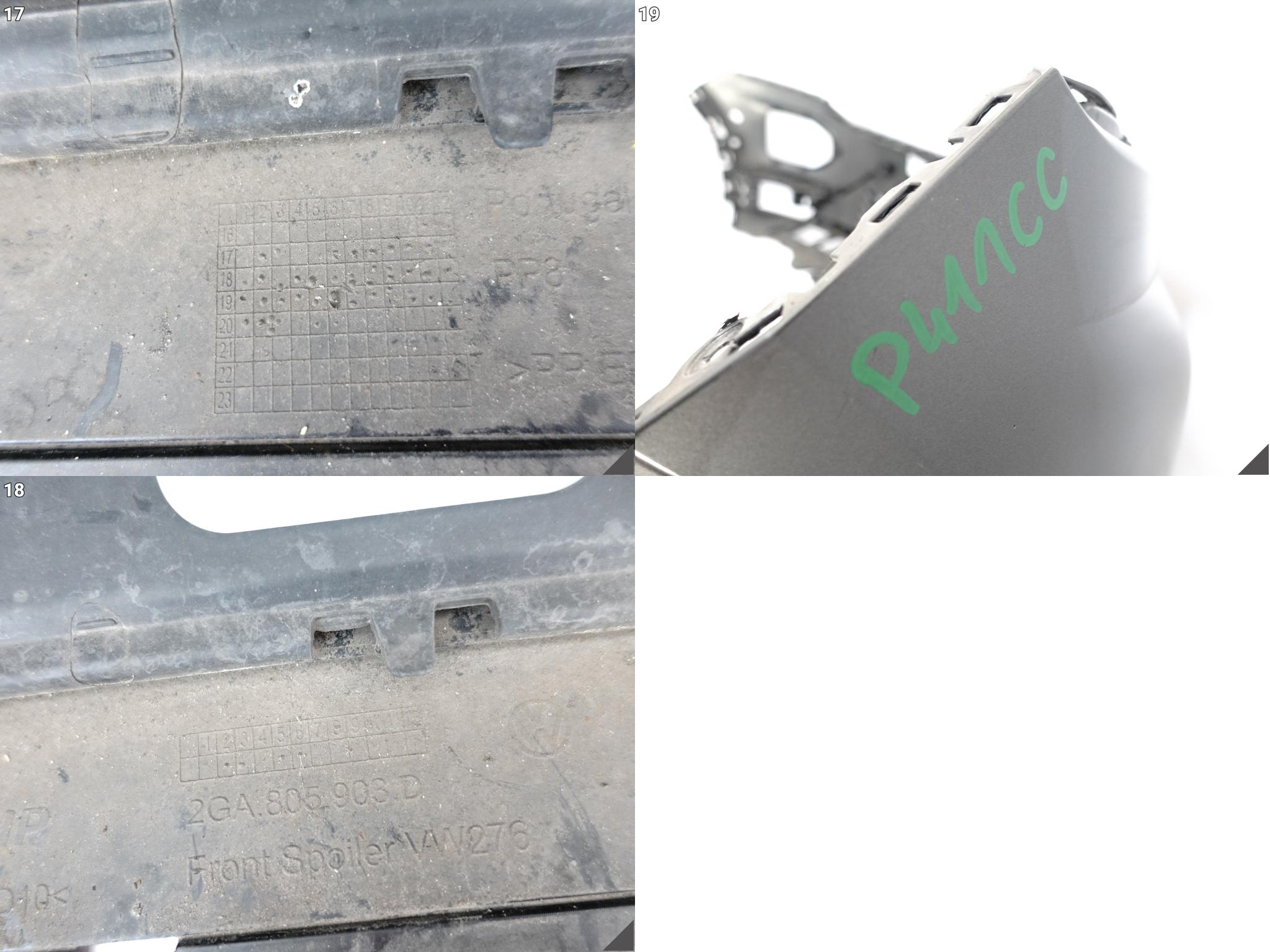 VW T-ROC 2GA 17-21 ZWYKŁY ZDERZAK BUMPER PRZÓD PDC+PLA *NIEKLEJONY* ŁADNY VW T-ROC 2GA 17-21 ZWYKŁY ZDERZAK BUMPER PRZÓD PDC+PLA *NIEKLEJONY* ŁADNY - obrazek 12