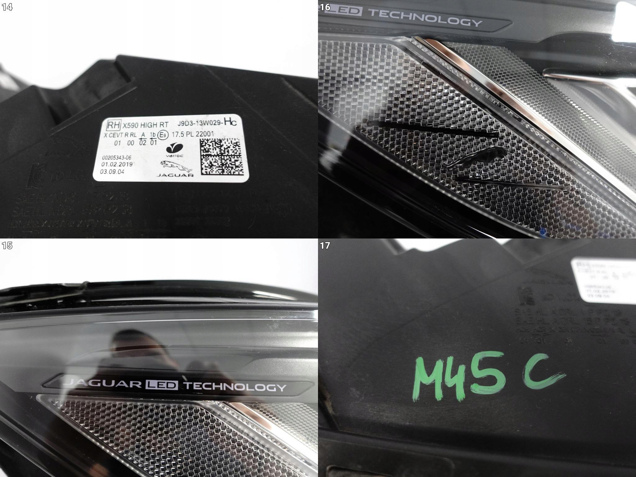 JAGUAR I-PACE X590 18- LAMPA PRAWA FULL LED TECHNOLOGY HIGH EU JAGUAR I-PACE X590 18- LAMPA PRAWA FULL LED TECHNOLOGY HIGH EU - obrazek 12