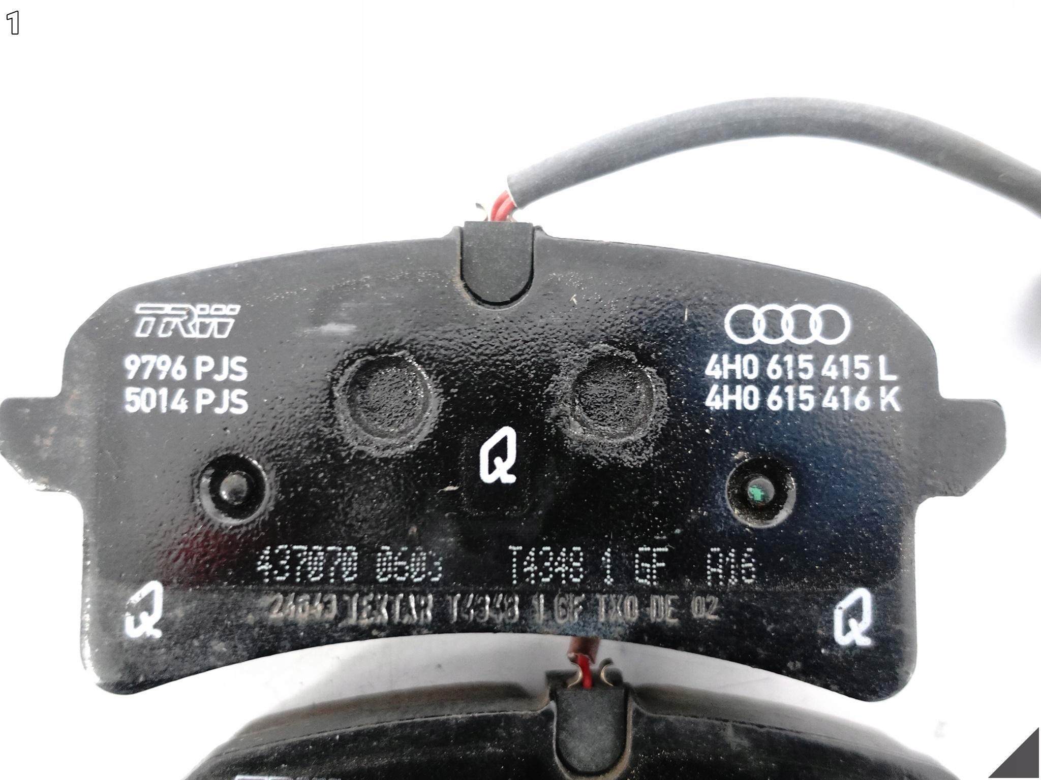 AUDI RS7 4G8 RS6 4G0 C7 14-18 KLOCKI HAMULCOWE CERAMICZNE TYŁ R + L 78 KM AUDI RS7 4G8 RS6 4G0 C7 14-18 KLOCKI HAMULCOWE CERAMICZNE TYŁ R + L 78 KM - obrazek 2