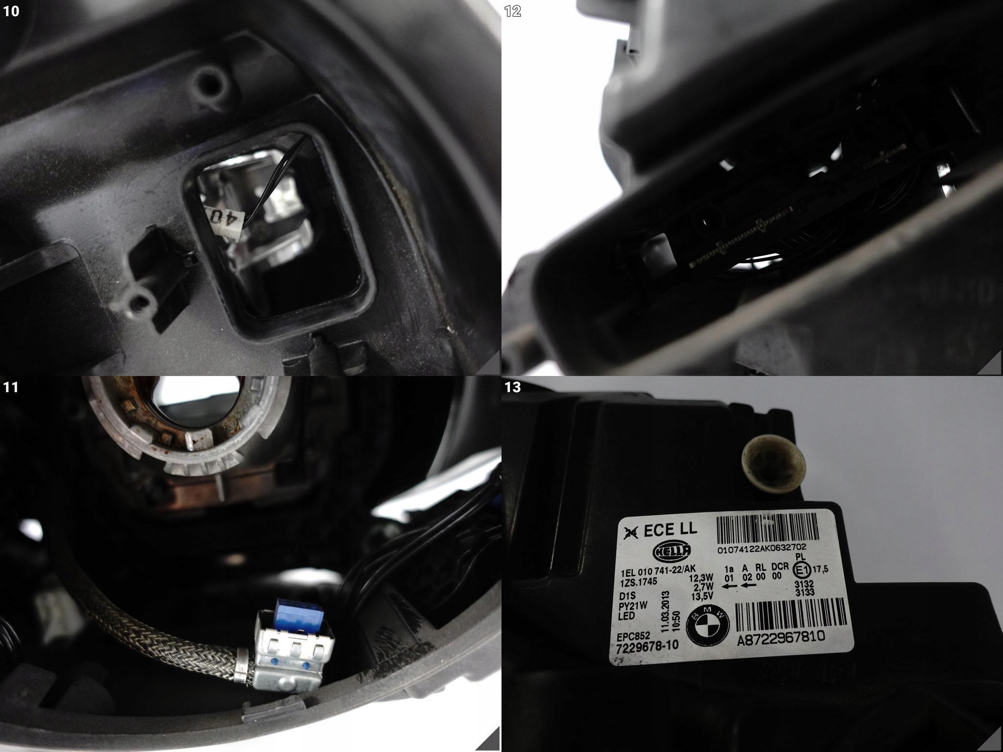BMW 1 F20 F21 11-14 VFL LAMPA XENON + LED NIESKRĘTNA PRAWA PRZÓD EUROPA BMW 1 F20 F21 11-14 VFL LAMPA XENON + LED NIESKRĘTNA PRAWA PRZÓD EUROPA - obrazek 11