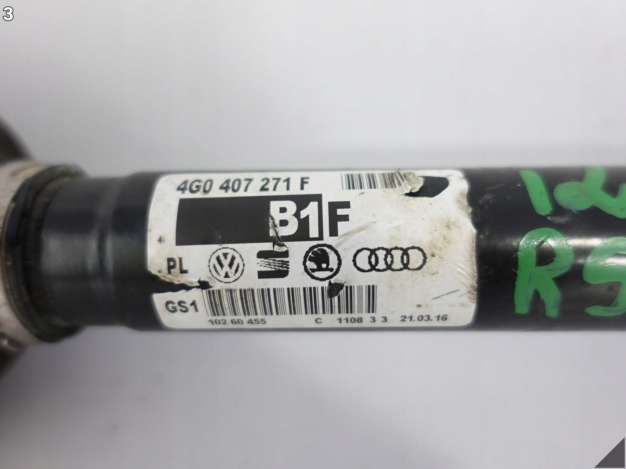 AUDI RS7 S7 4G8 S8 4H0 RS6 S6 4G0 SQ5 80A PÓŁOŚ PRZEGUB PRZÓD L = R 78 KM AUDI RS7 S7 4G8 S8 4H0 RS6 S6 4G0 SQ5 80A PÓŁOŚ PRZEGUB PRZÓD L = R 78 KM - obrazek 4