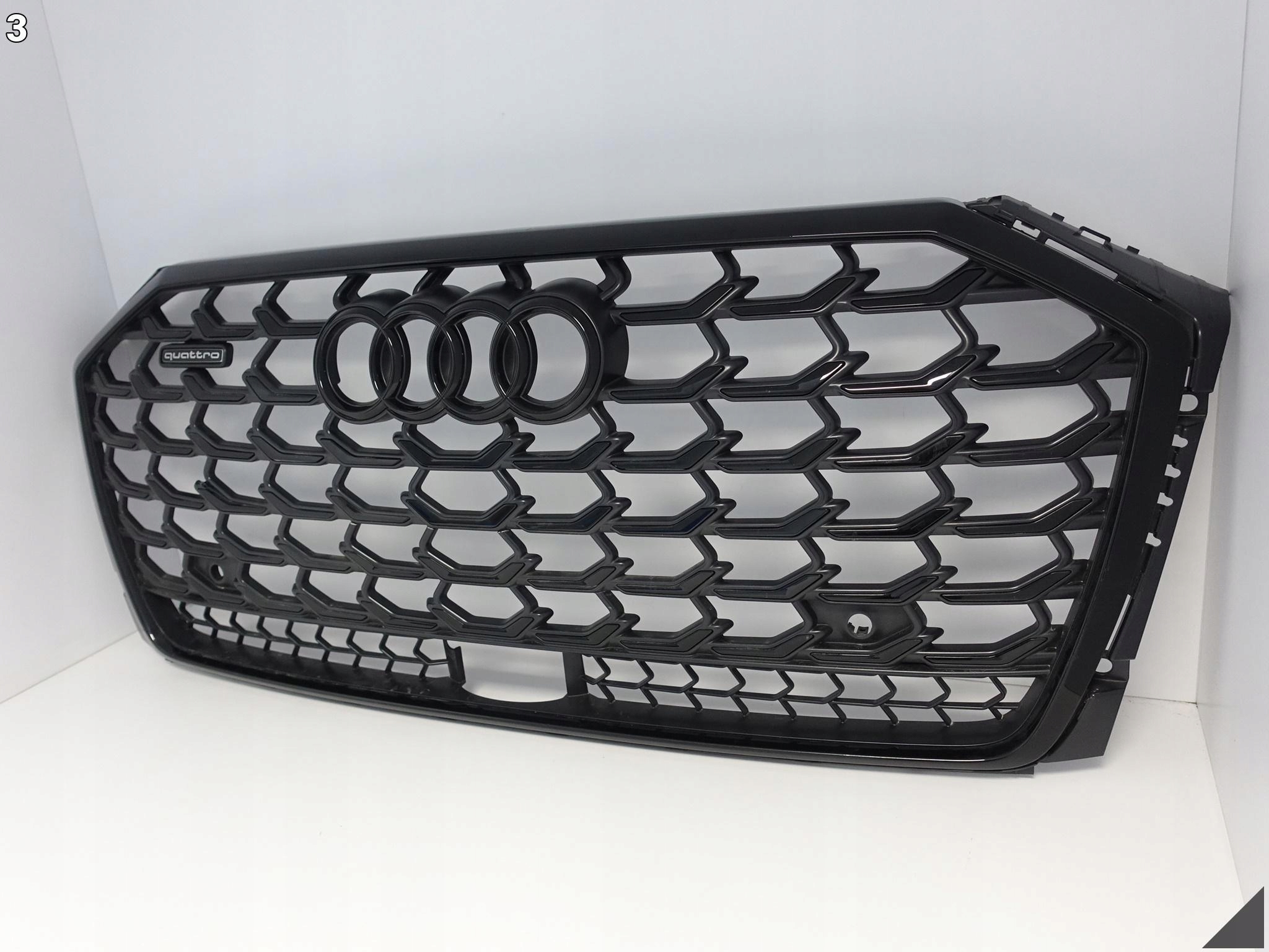 AUDI A8 S8 4N0 D5 LIFT S-LINE 21- ZDERZAK GRILL ATRAPA PRZÓD CZARNY / BLACK AUDI A8 S8 4N0 D5 LIFT S-LINE 21- ZDERZAK GRILL ATRAPA PRZÓD CZARNY / BLACK - obrazek 4
