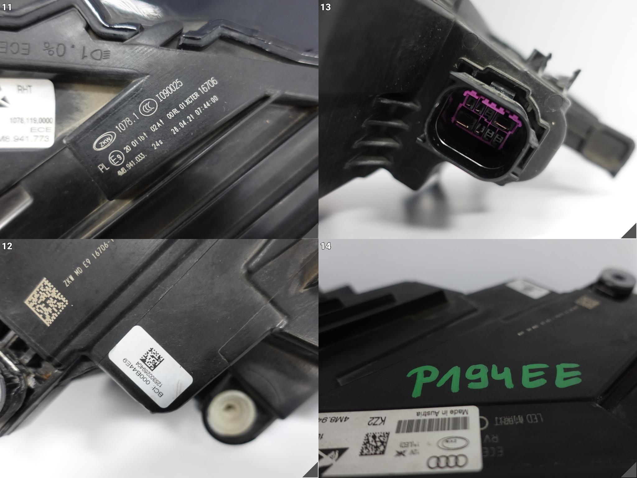 AUDI Q8 SQ8 4M8 18-22 LAMPA FULL LED LEWA PRZÓD EUROPA 4M8941033 AUDI Q8 SQ8 4M8 18-22 LAMPA FULL LED LEWA PRZÓD EUROPA 4M8941033 - obrazek 12